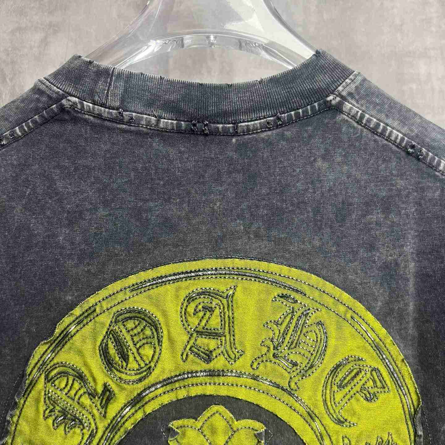 Chrome Hearts Horseshoe Cross Patch Embroidery  T-Shirt  - DesignerGu