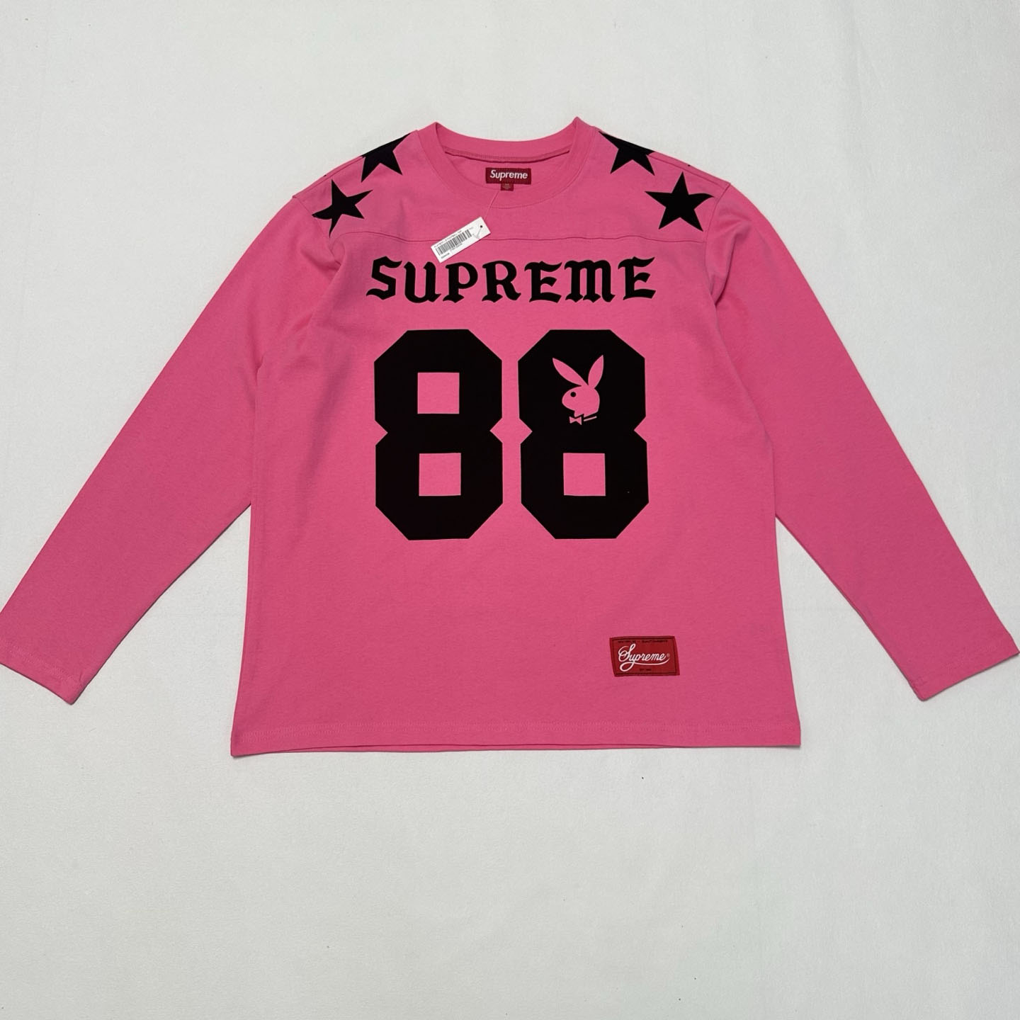 Supreme x Playboy Long-Sleeve Top 'Pink' - DesignerGu