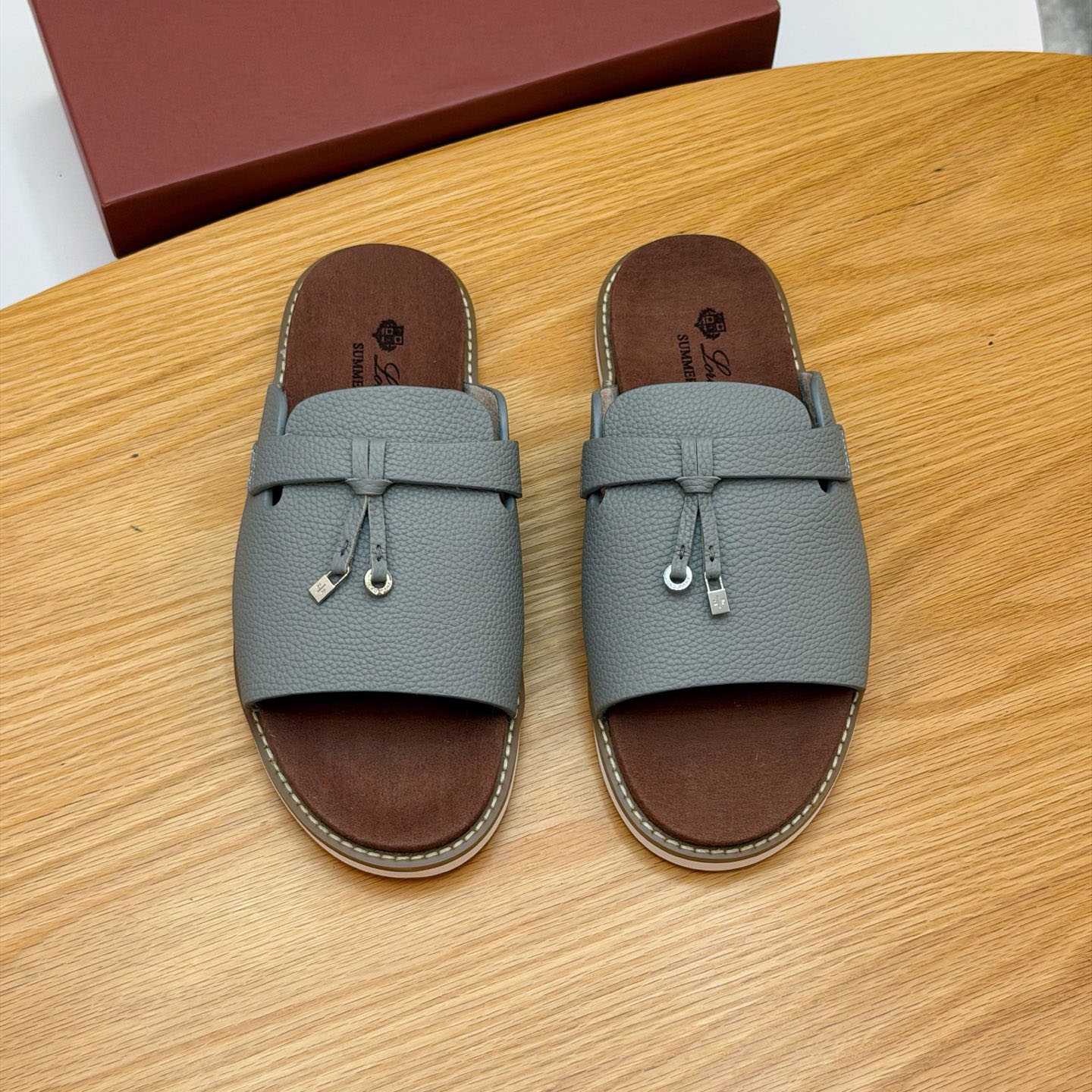Loro Piana "Summer Walk" Slide Sandal - DesignerGu