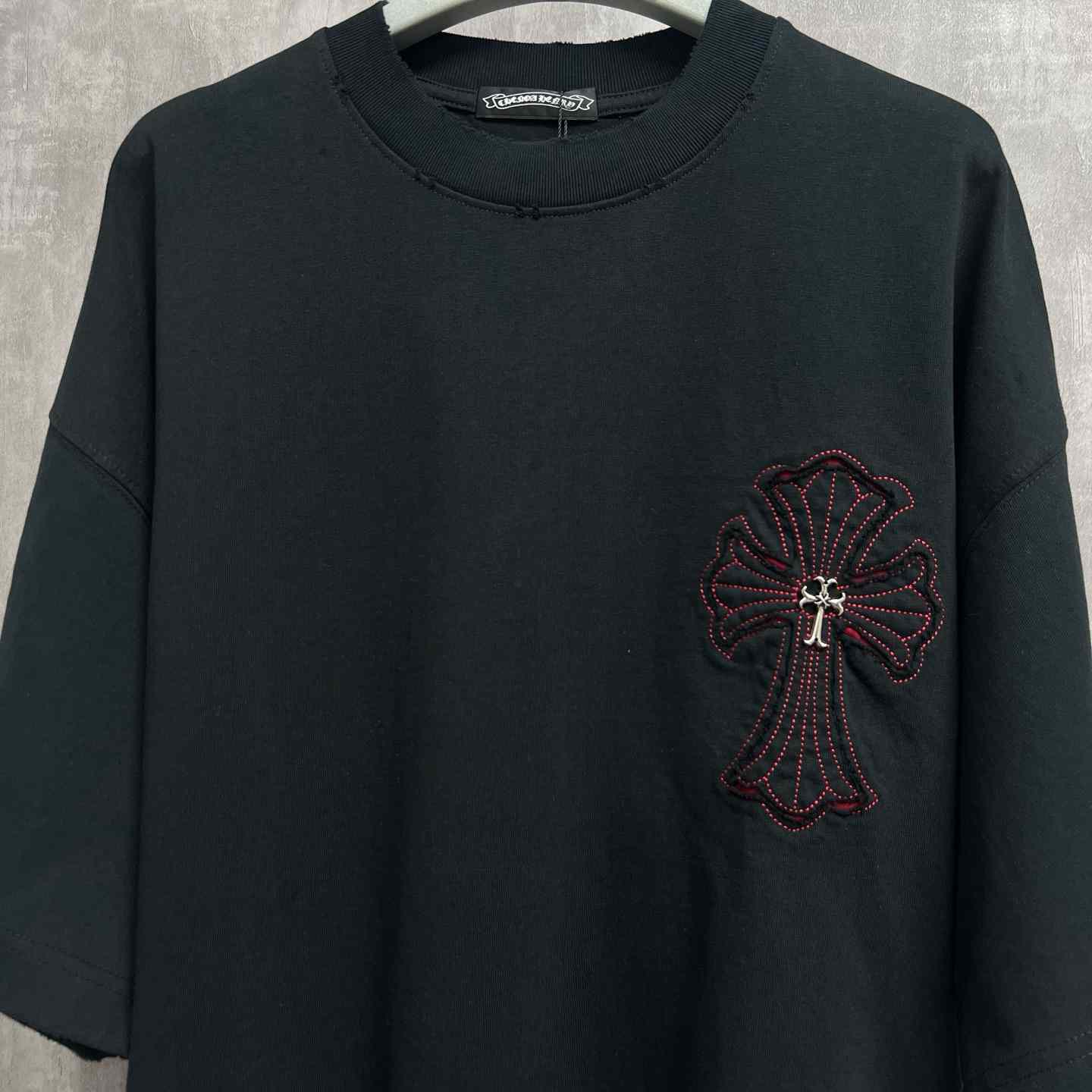 Chrome Hearts Cross Patch Tee - DesignerGu