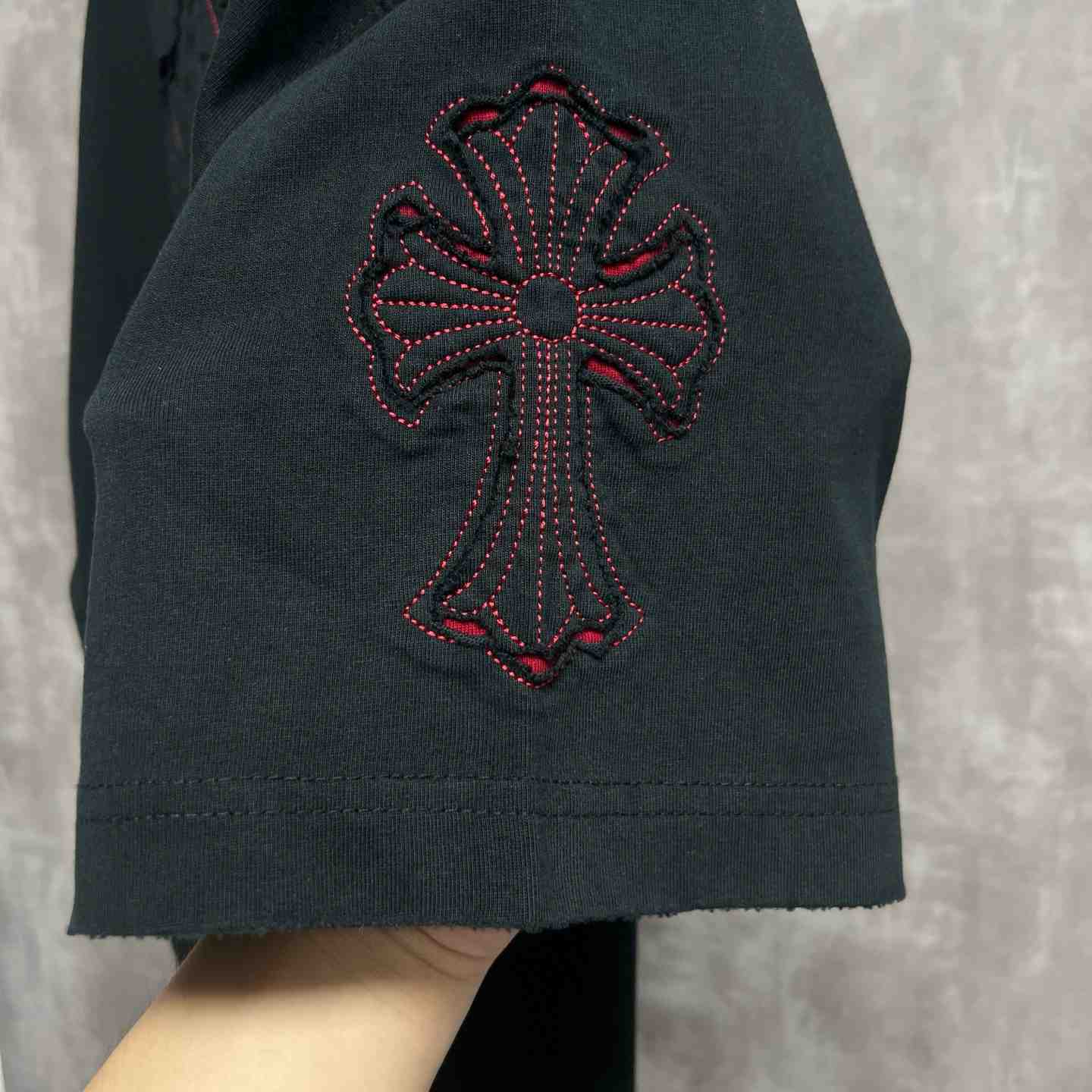 Chrome Hearts Cross Patch Tee - DesignerGu