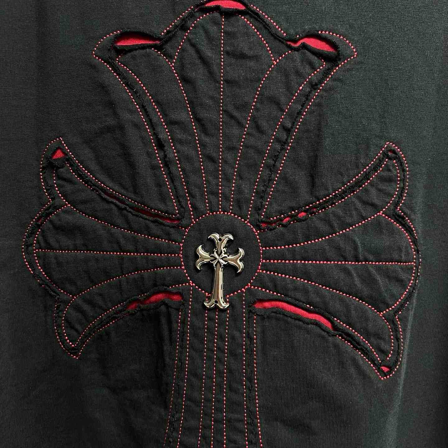 Chrome Hearts Cross Patch Tee - DesignerGu