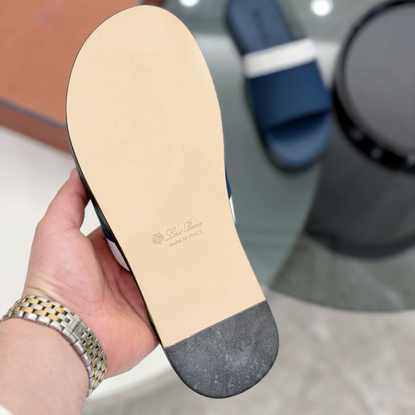 Loro Piana  Slide Sandal - DesignerGu