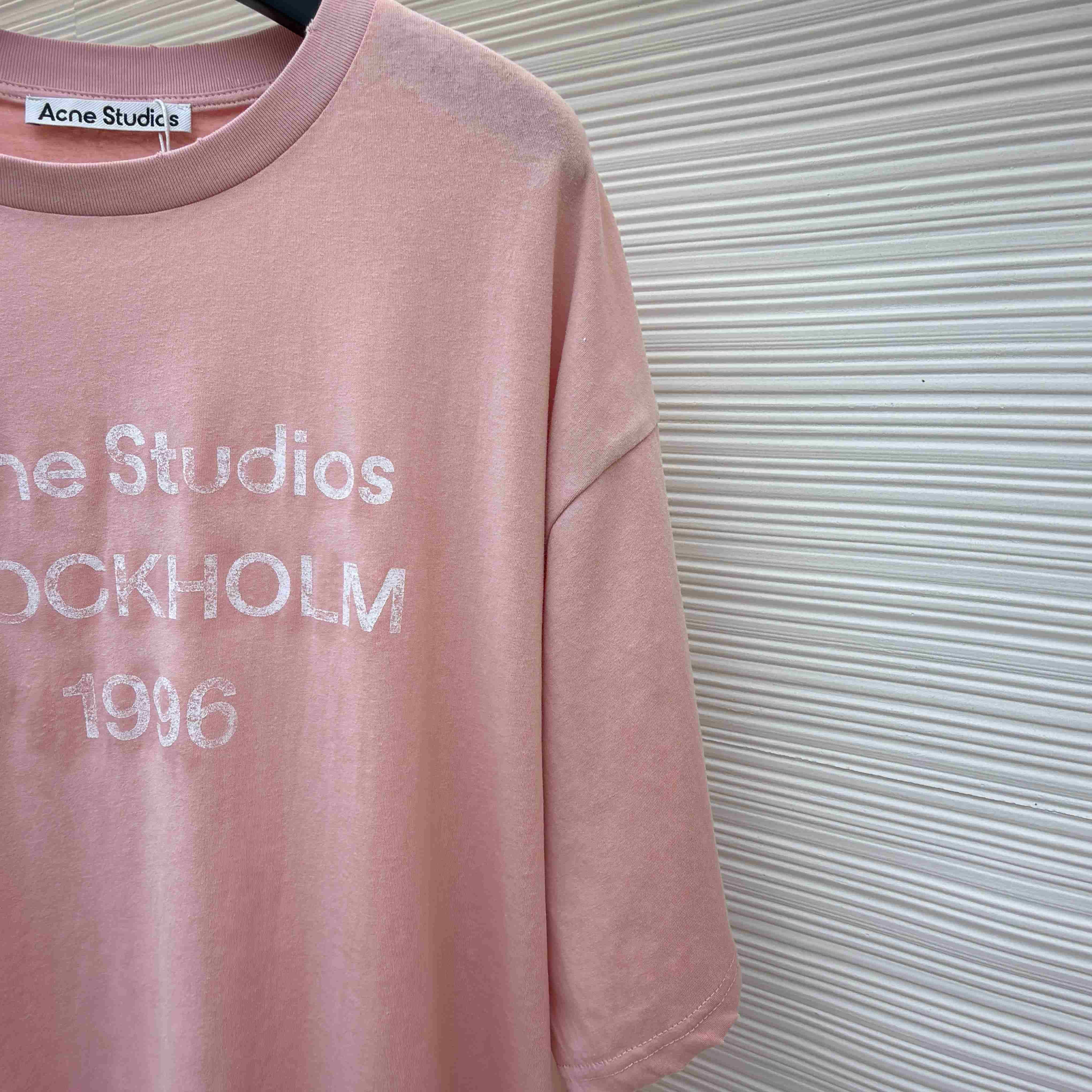 Acne Studios  Sprayed Logo T-shirt - DesignerGu