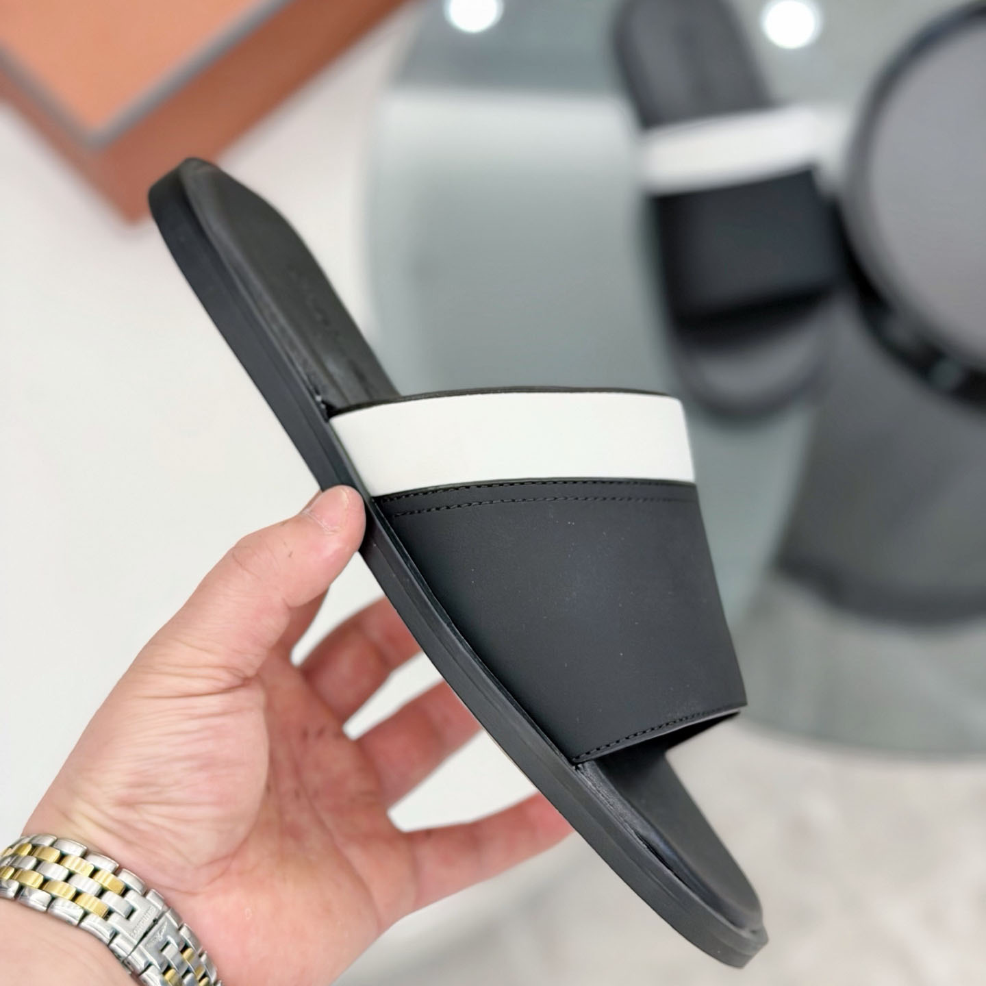 Loro Piana  Slide Sandal - DesignerGu