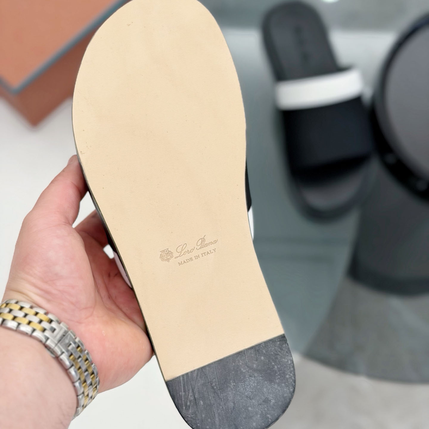 Loro Piana  Slide Sandal - DesignerGu