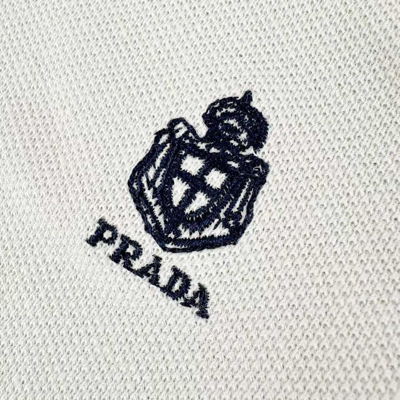 Prada Garment-Dyed Cotton Polo Shirt - DesignerGu