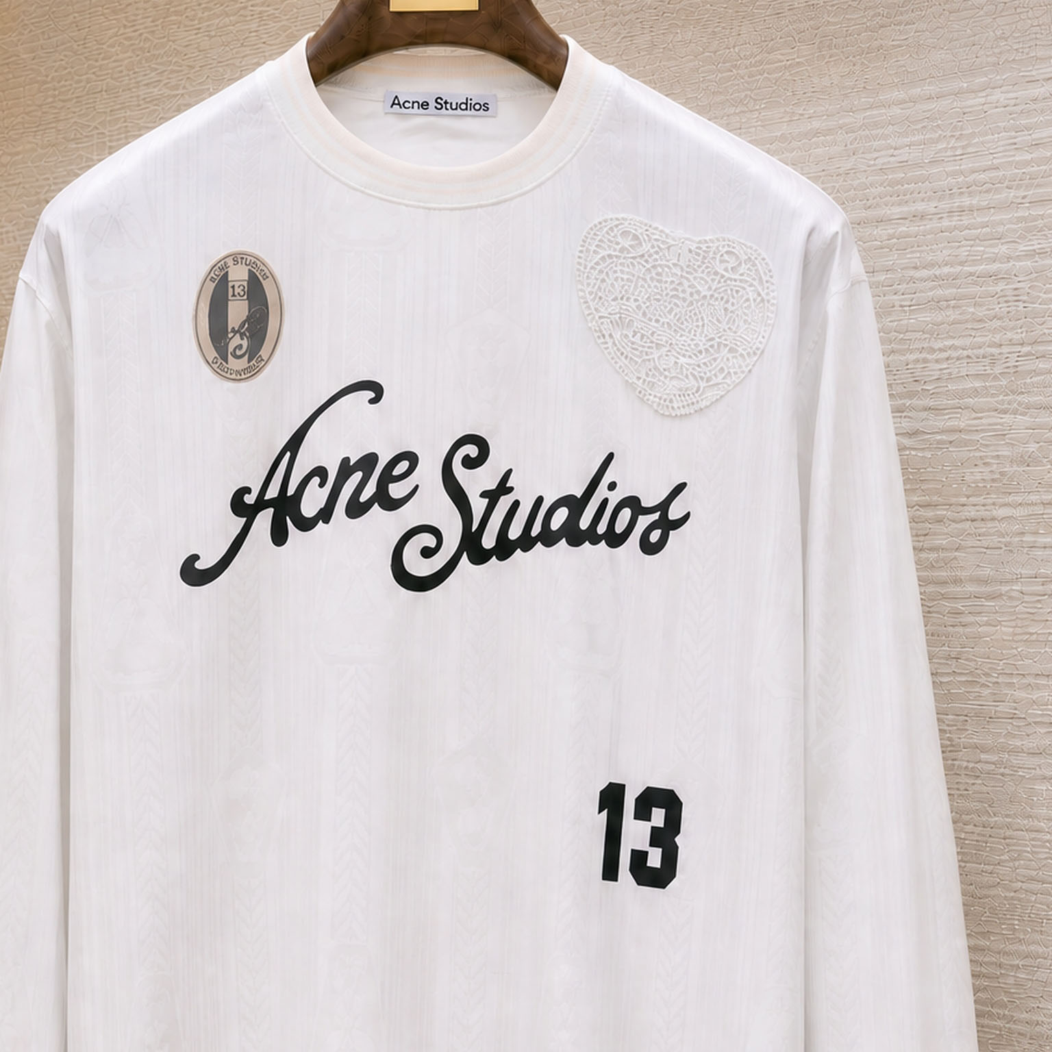 Acne Studios Logo Sports Jersey Top - DesignerGu