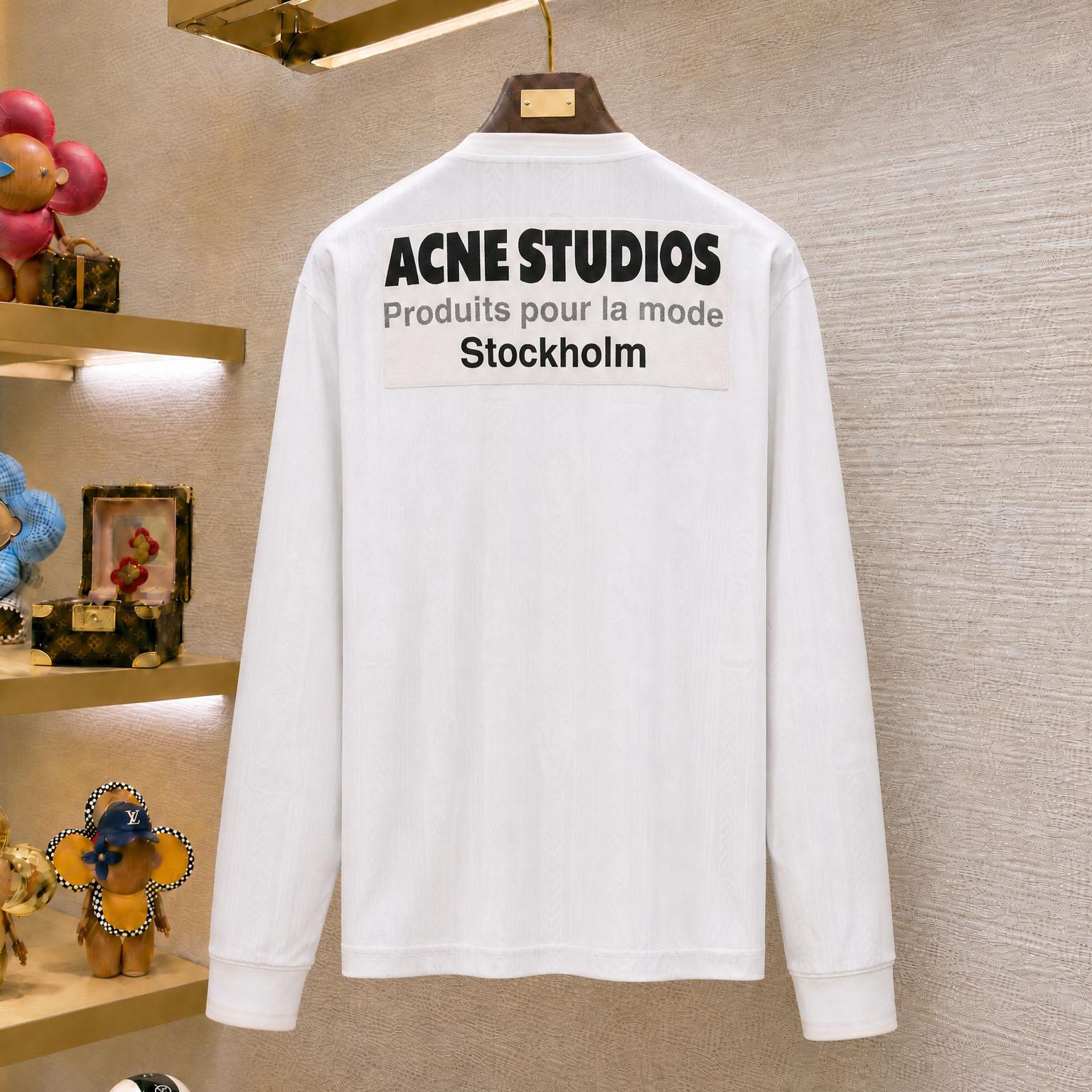 Acne Studios Logo Sports Jersey Top - DesignerGu