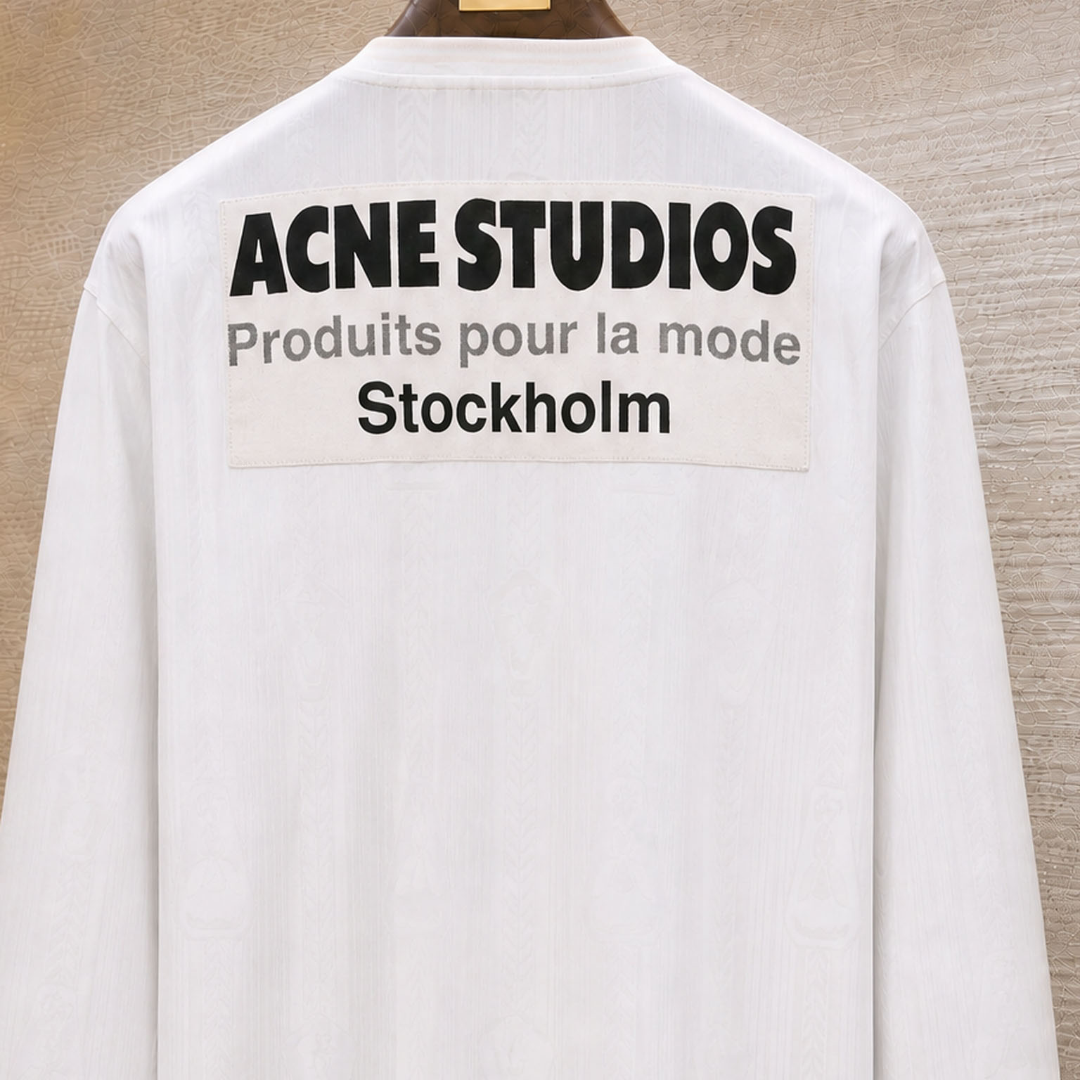 Acne Studios Logo Sports Jersey Top - DesignerGu