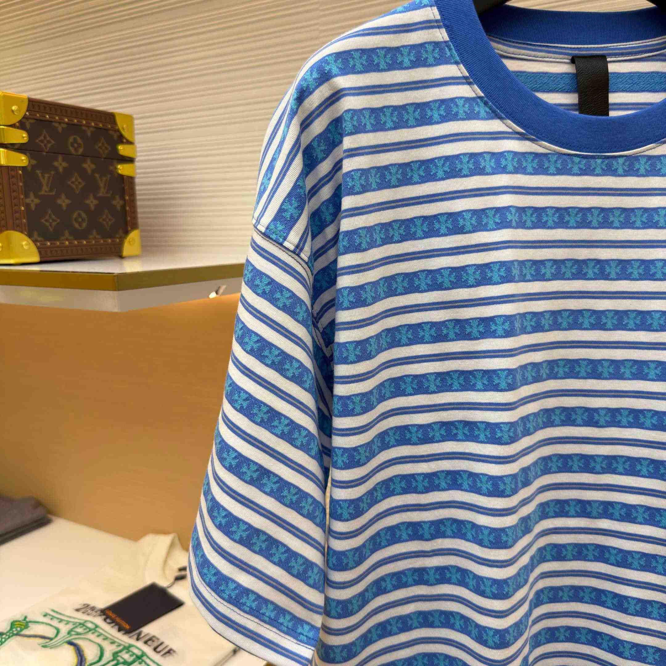Chrome Hearts Stripe Logo Tee  - DesignerGu