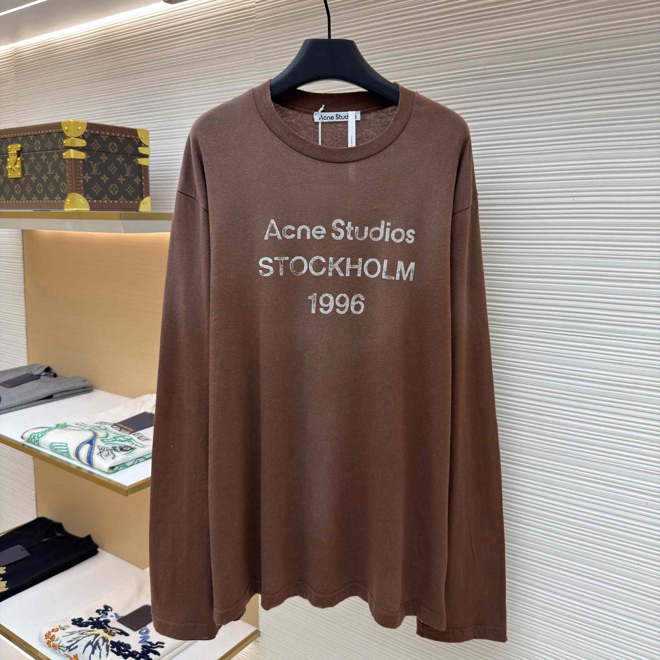 Acne Studios Sprayed 1996 Logo T-shirt - DesignerGu