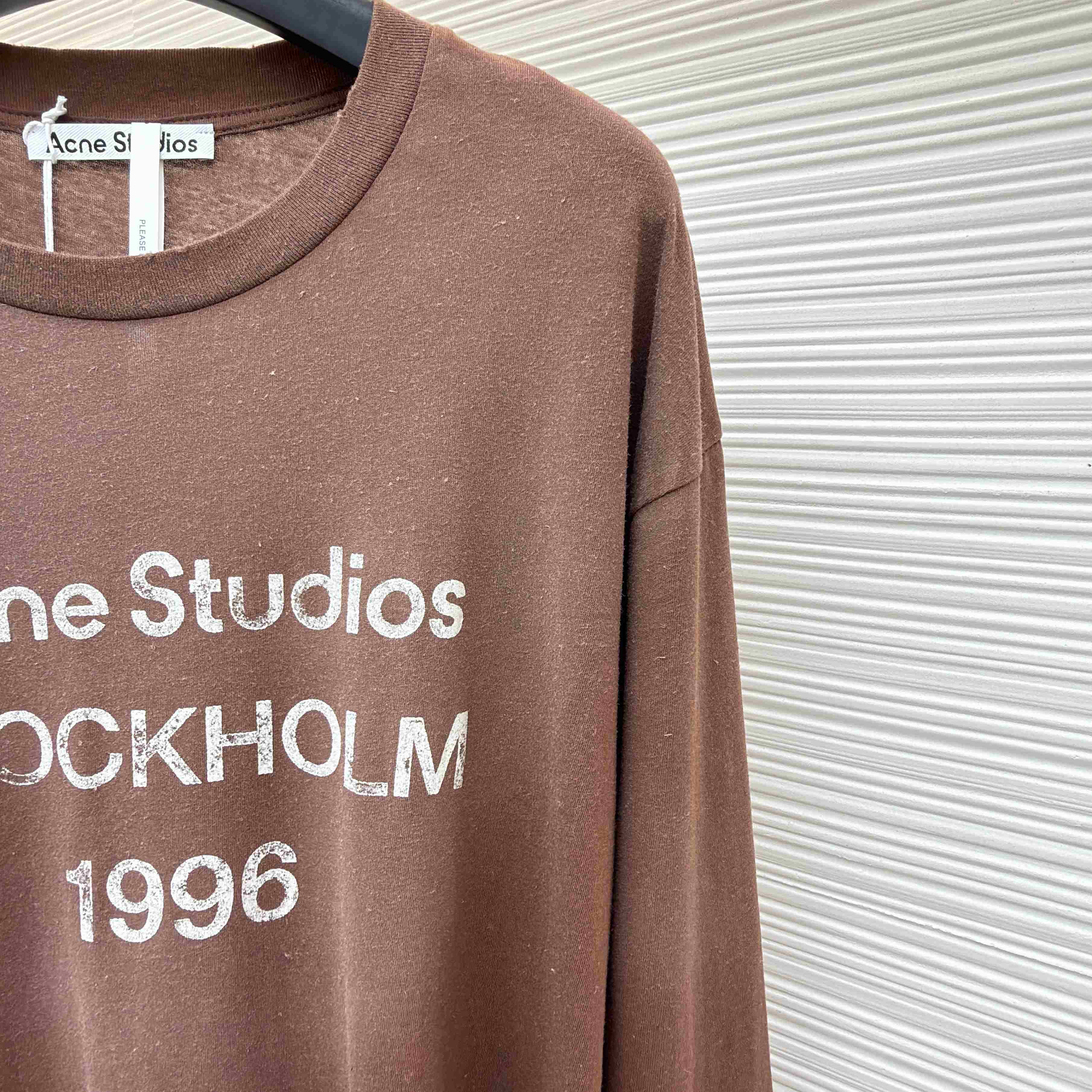 Acne Studios Sprayed 1996 Logo T-shirt - DesignerGu