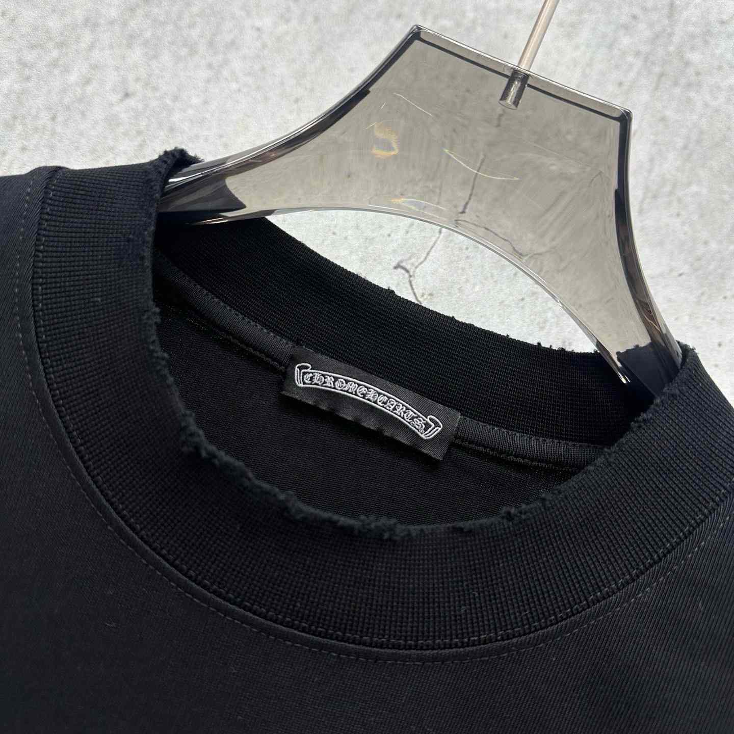 Chrome Hearts Colorful Cross Print Round Neck T-Shirt  'Black' - DesignerGu
