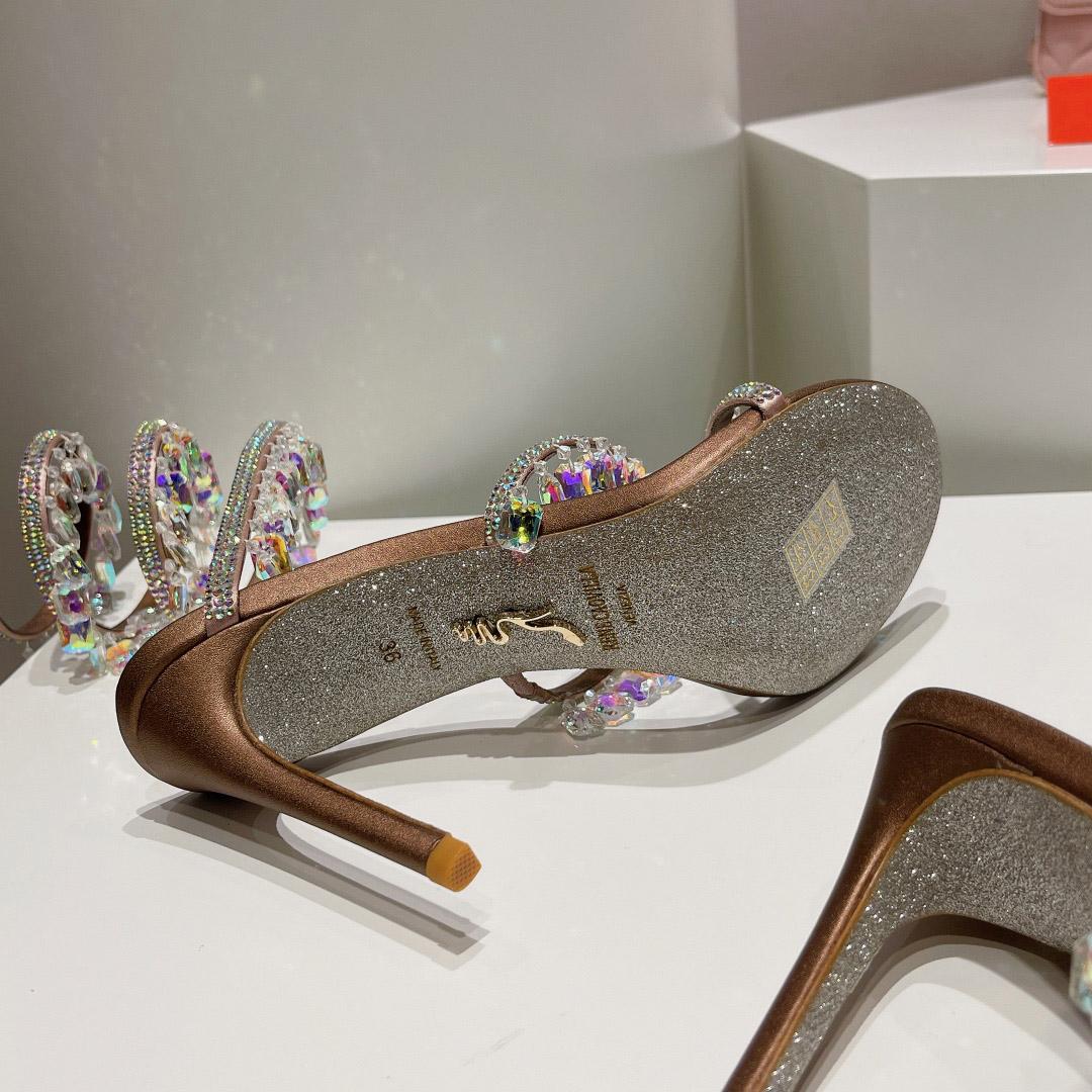 Rene Caovilla Chandelier Embellished Sandals - DesignerGu