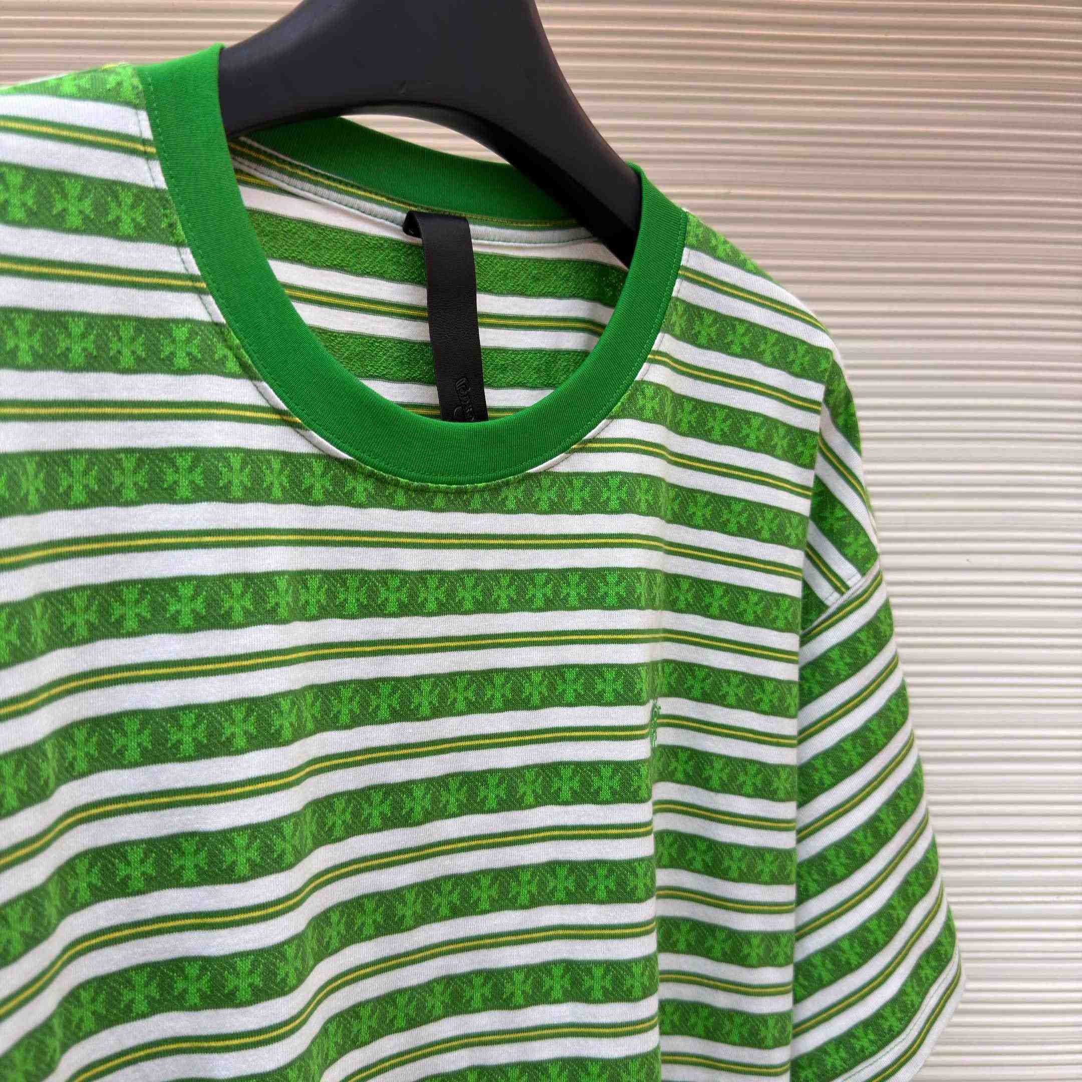 Chrome Hearts Stripe Logo Tee  - DesignerGu