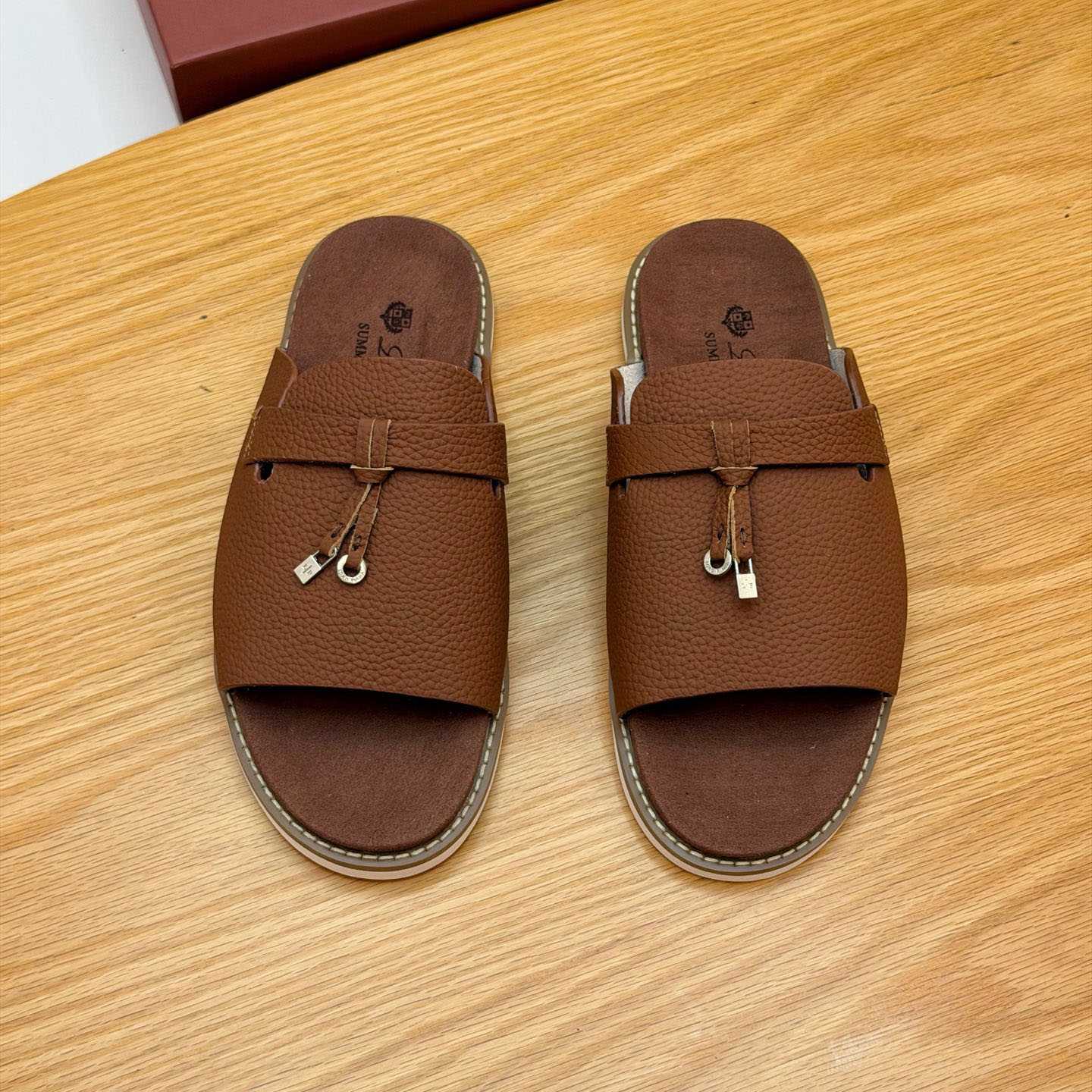Loro Piana "Summer Walk" Slide Sandal - DesignerGu