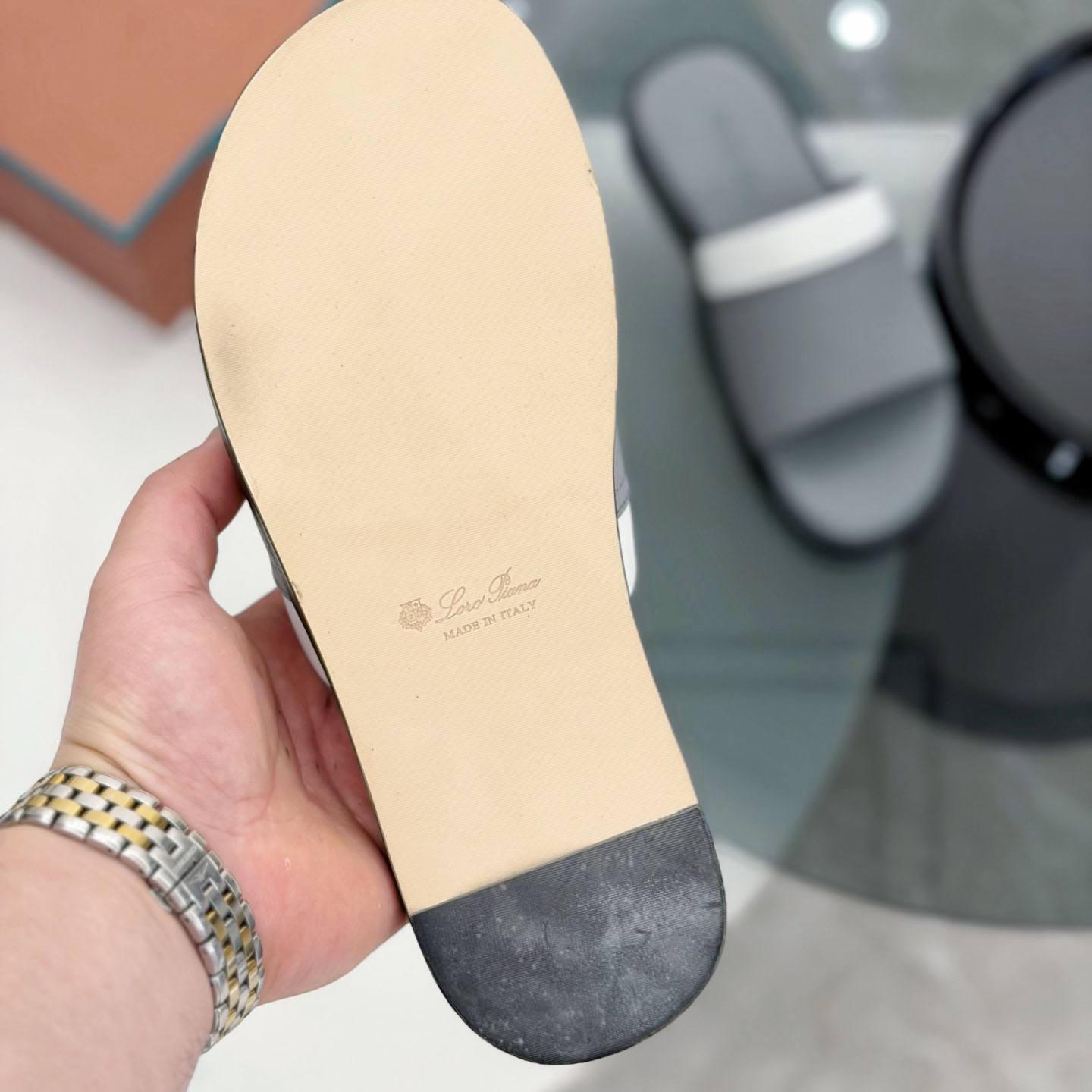 Loro Piana  Slide Sandal - DesignerGu