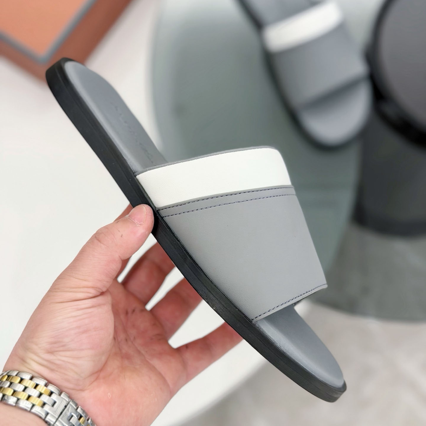 Loro Piana  Slide Sandal - DesignerGu