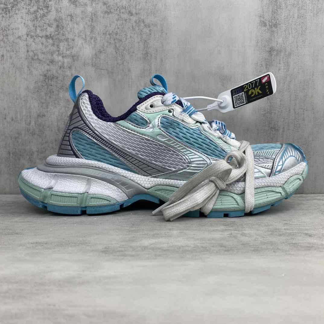  Balenciaga 3XL Sneaker 'Worn-Out - White Light Blue' - DesignerGu