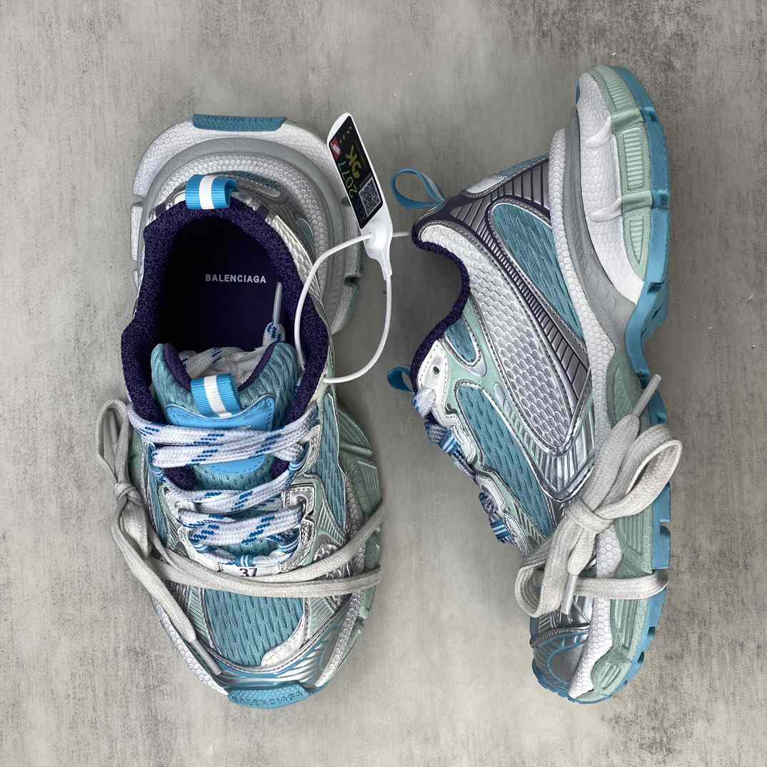  Balenciaga 3XL Sneaker 'Worn-Out - White Light Blue' - DesignerGu