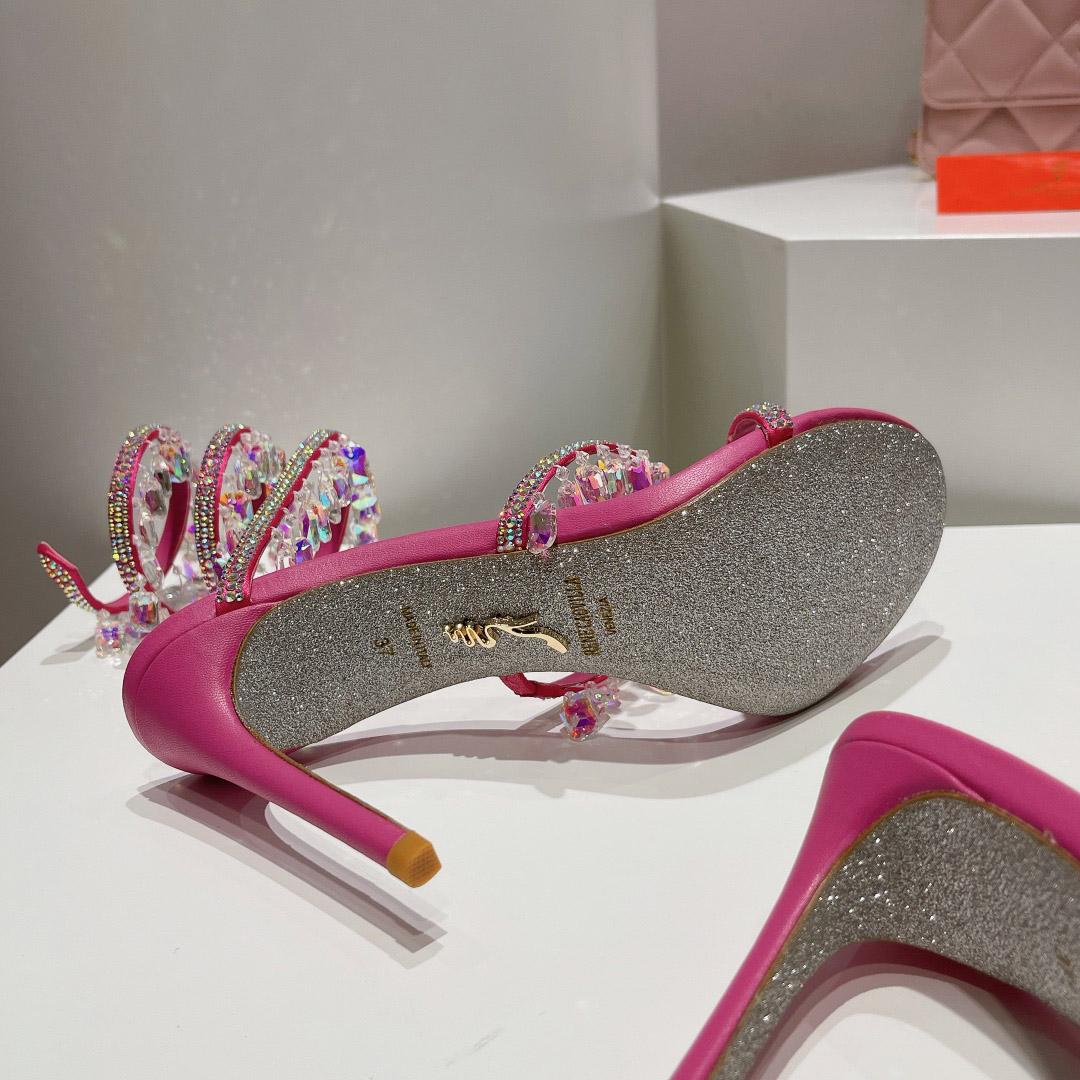 Rene Caovilla Chandelier Embellished Sandals - DesignerGu