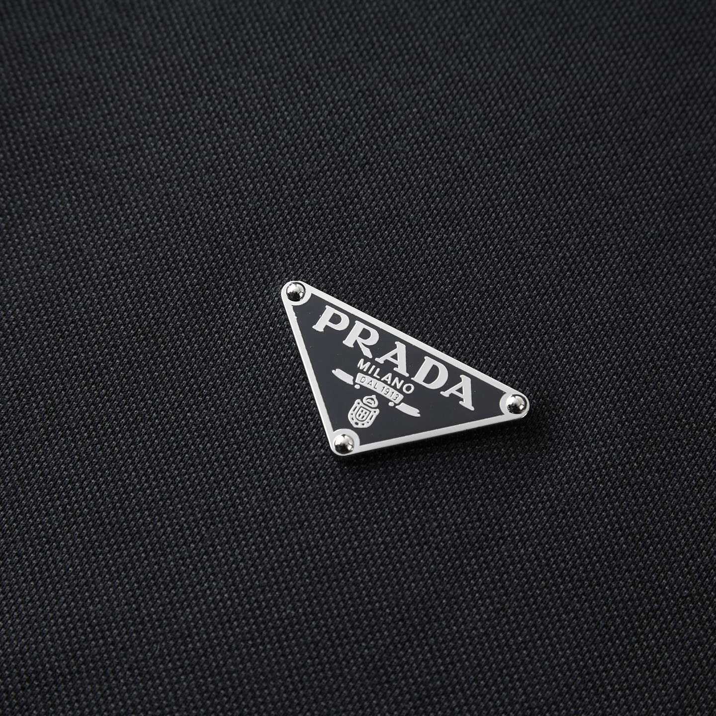 Prada Piqué Polo Shirt - DesignerGu