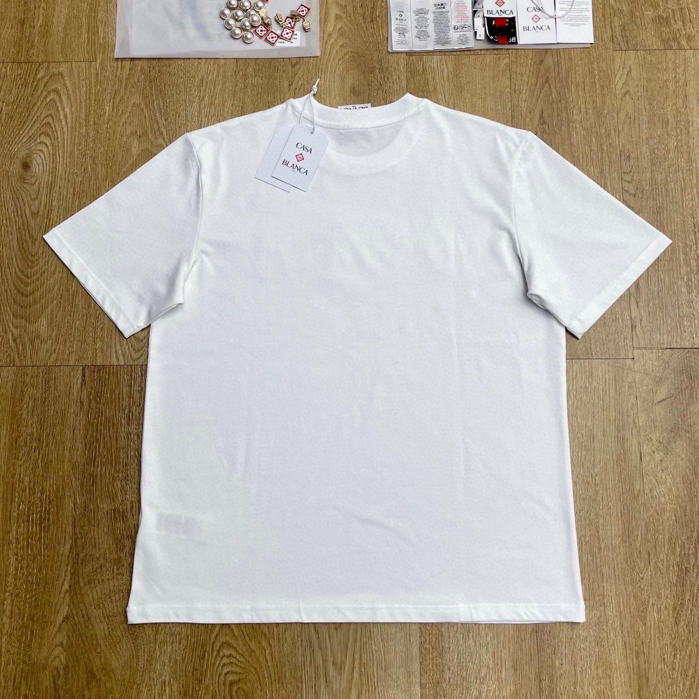 Casablanca White Sport Type Short Sleeve T‑Shirt C1170 - DesignerGu