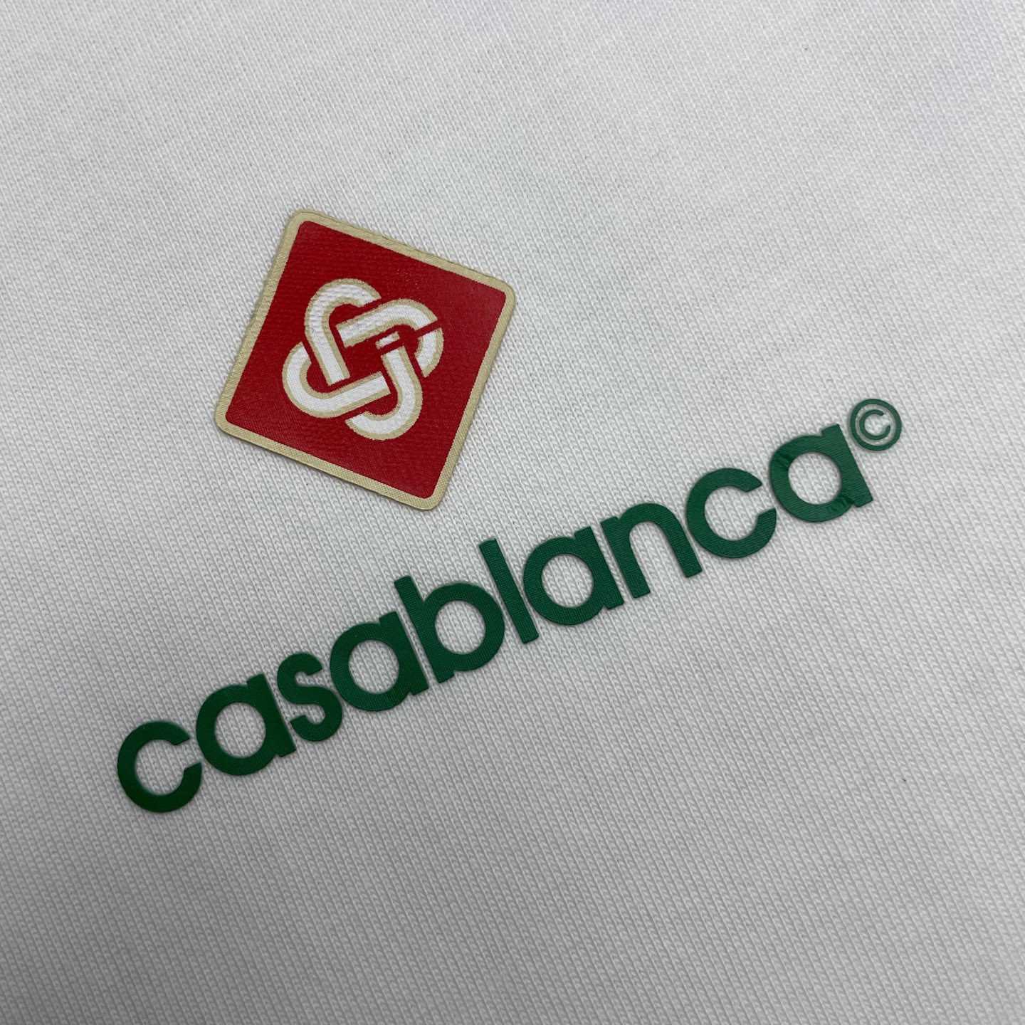 Casablanca White Sport Type Short Sleeve T‑Shirt C1170 - DesignerGu