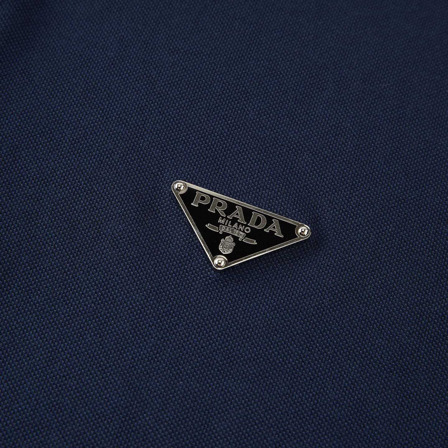Prada Piqué Polo Shirt - DesignerGu