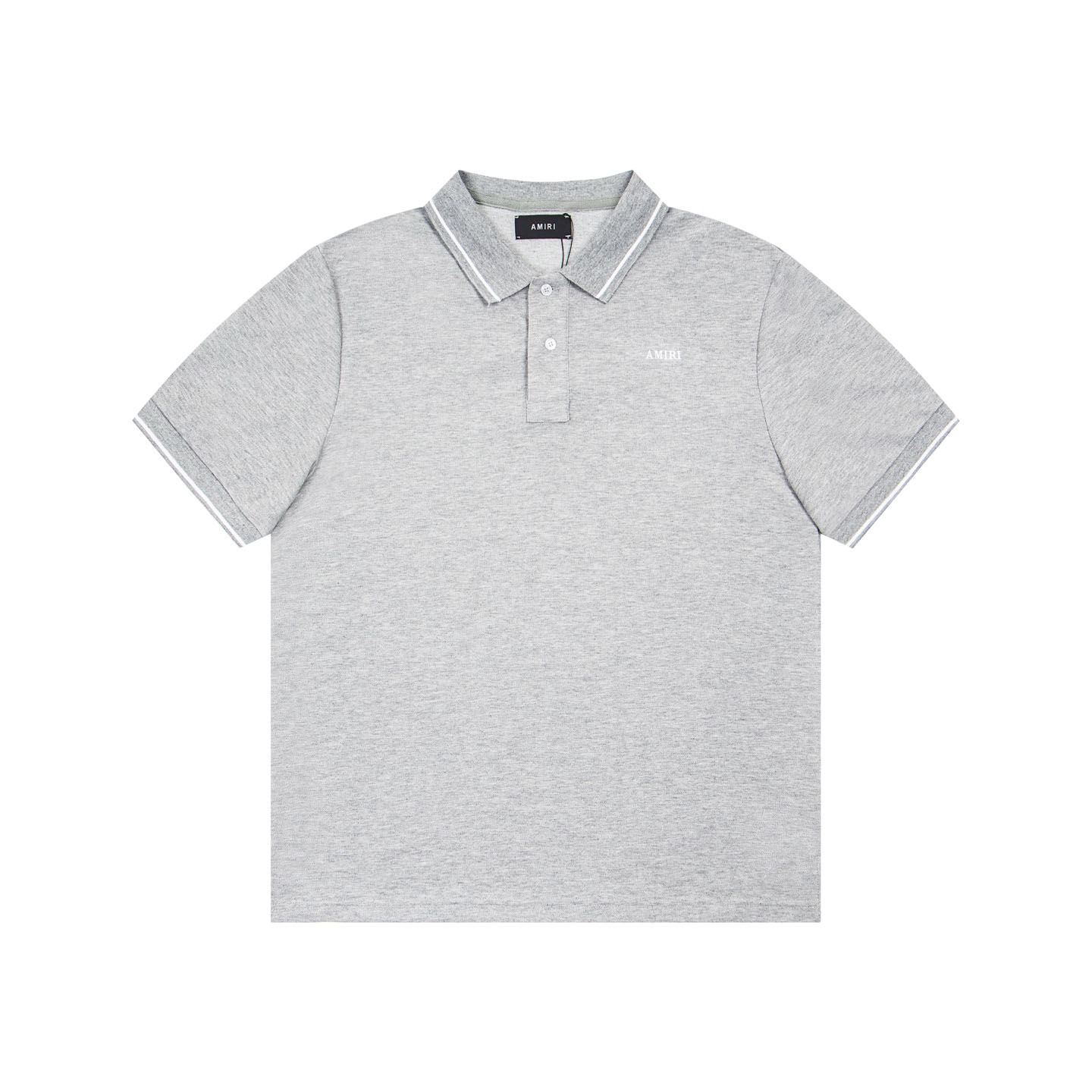Amiri  Logo Embroidered Polo T-shirt - DesignerGu