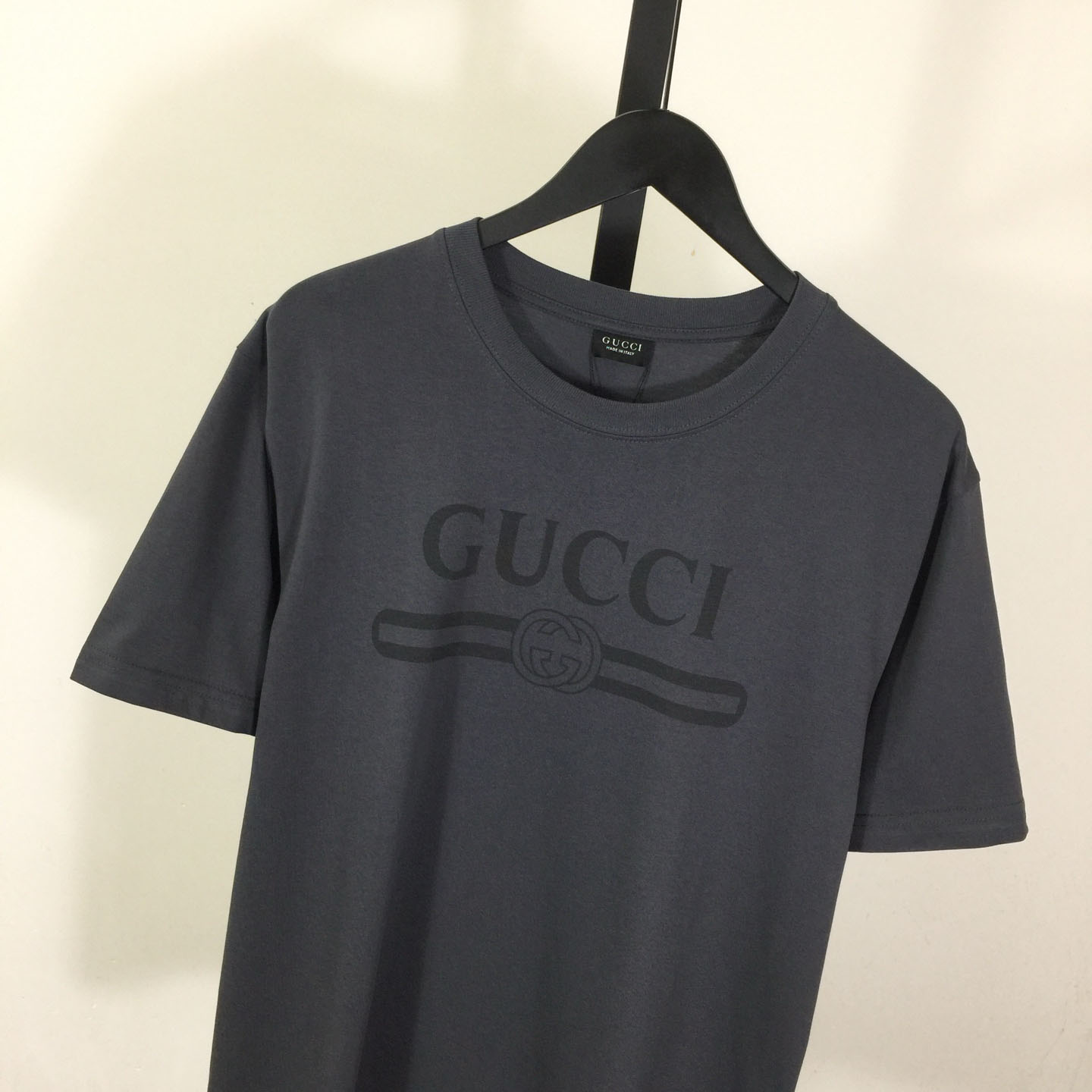 Gucci Cotton Jersey T-shirt With Devoré Detail - DesignerGu