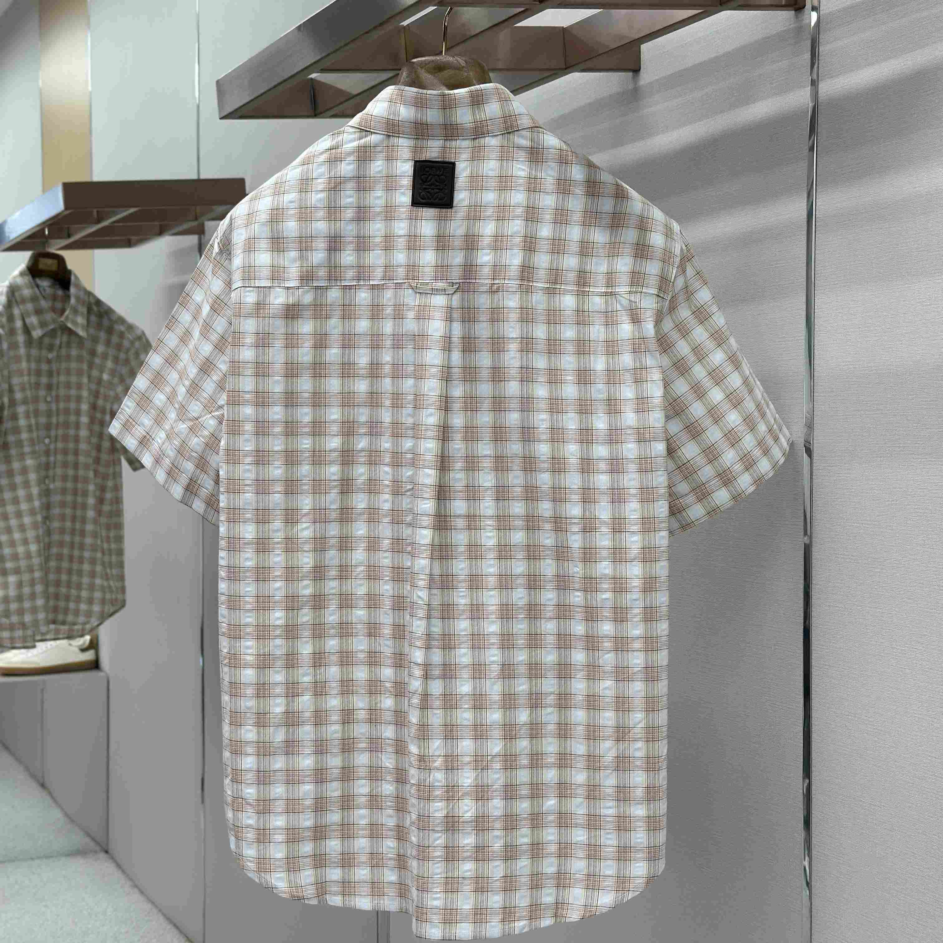 Loewe Short Sleeve Shirt In Cotton - DesignerGu
