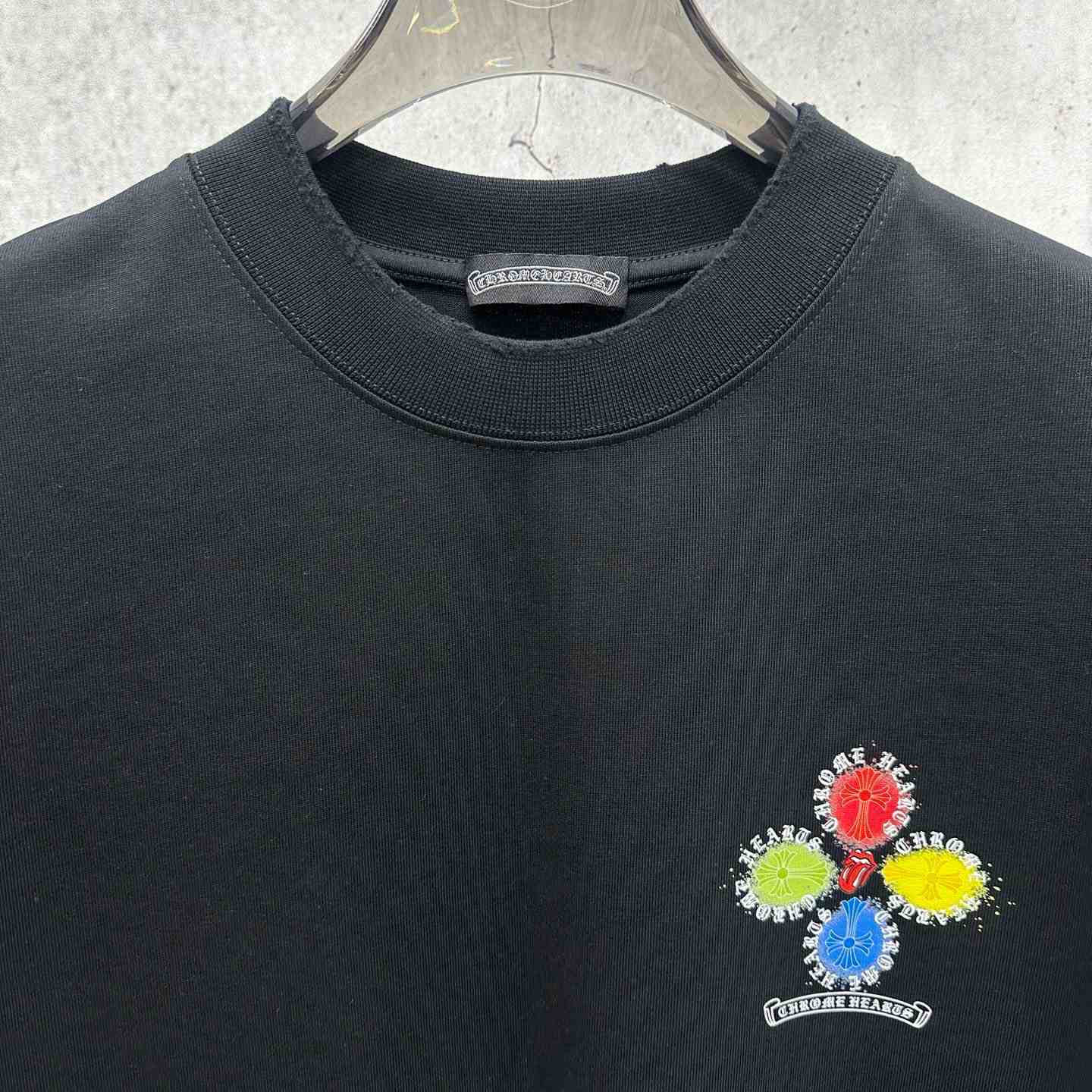 Chrome Hearts Printed Round Neck T-Shirt 'Black' - DesignerGu