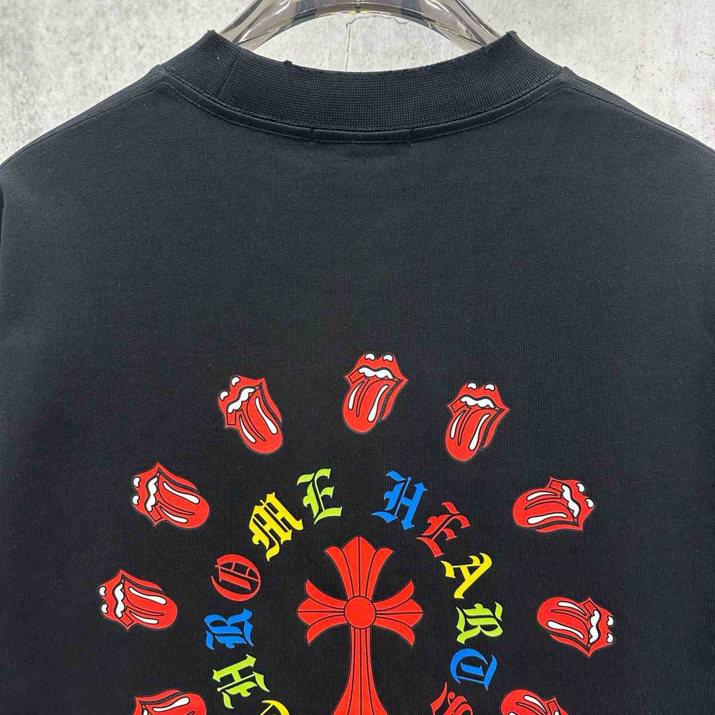 Chrome Hearts Printed Round Neck T-Shirt 'Black' - DesignerGu