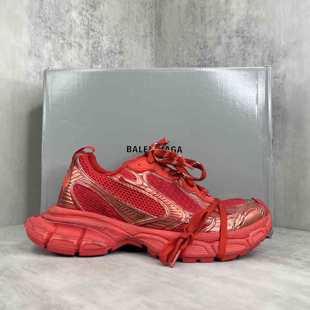 Balenciaga 3XL Sneaker 'Worn-Out - Red' - DesignerGu