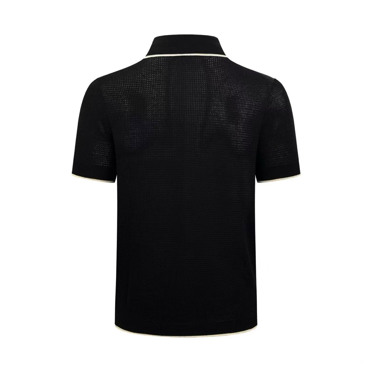 Prada Silk And Cotton Polo Shirt - DesignerGu