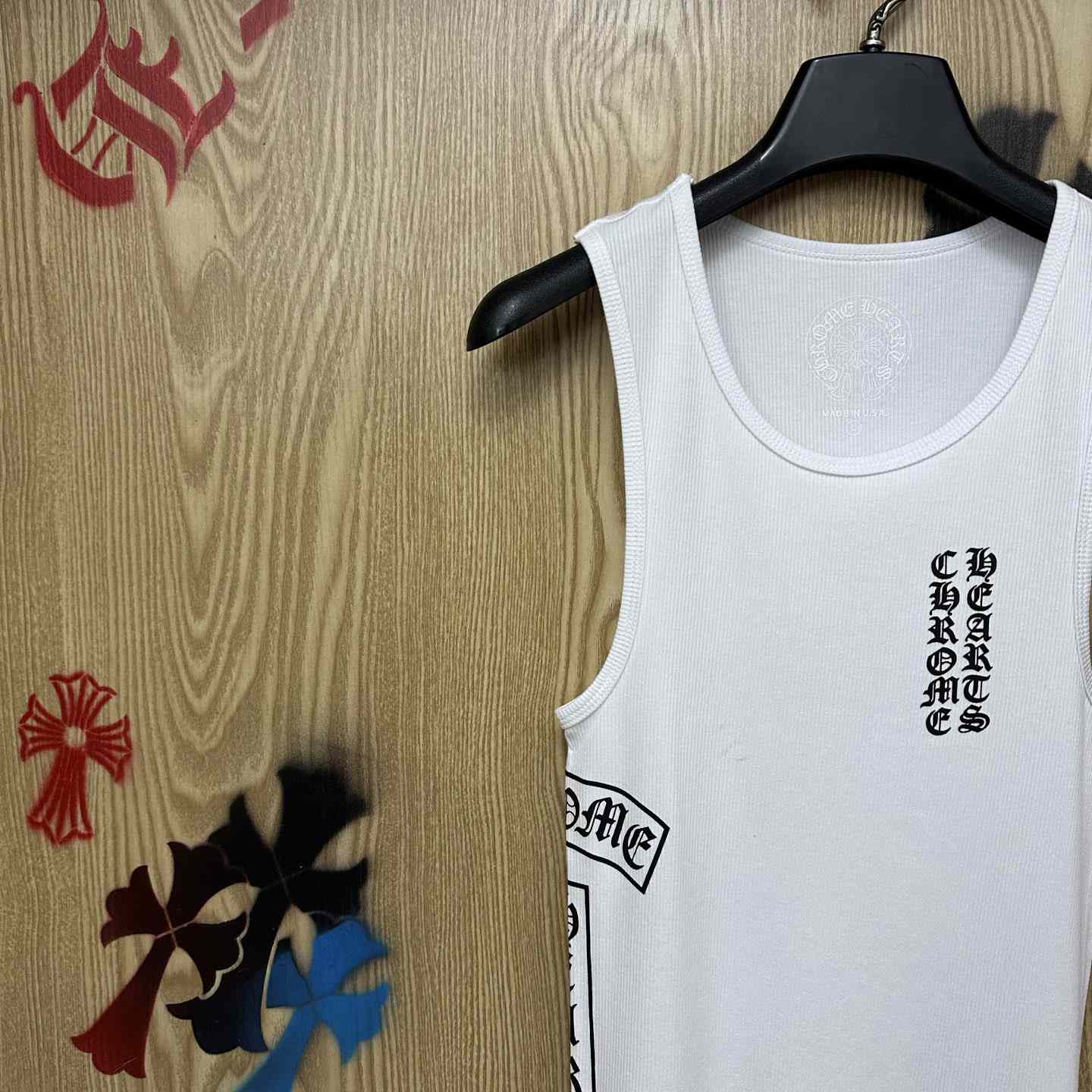 Chrome Hearts Ribbed Tank Top - DesignerGu