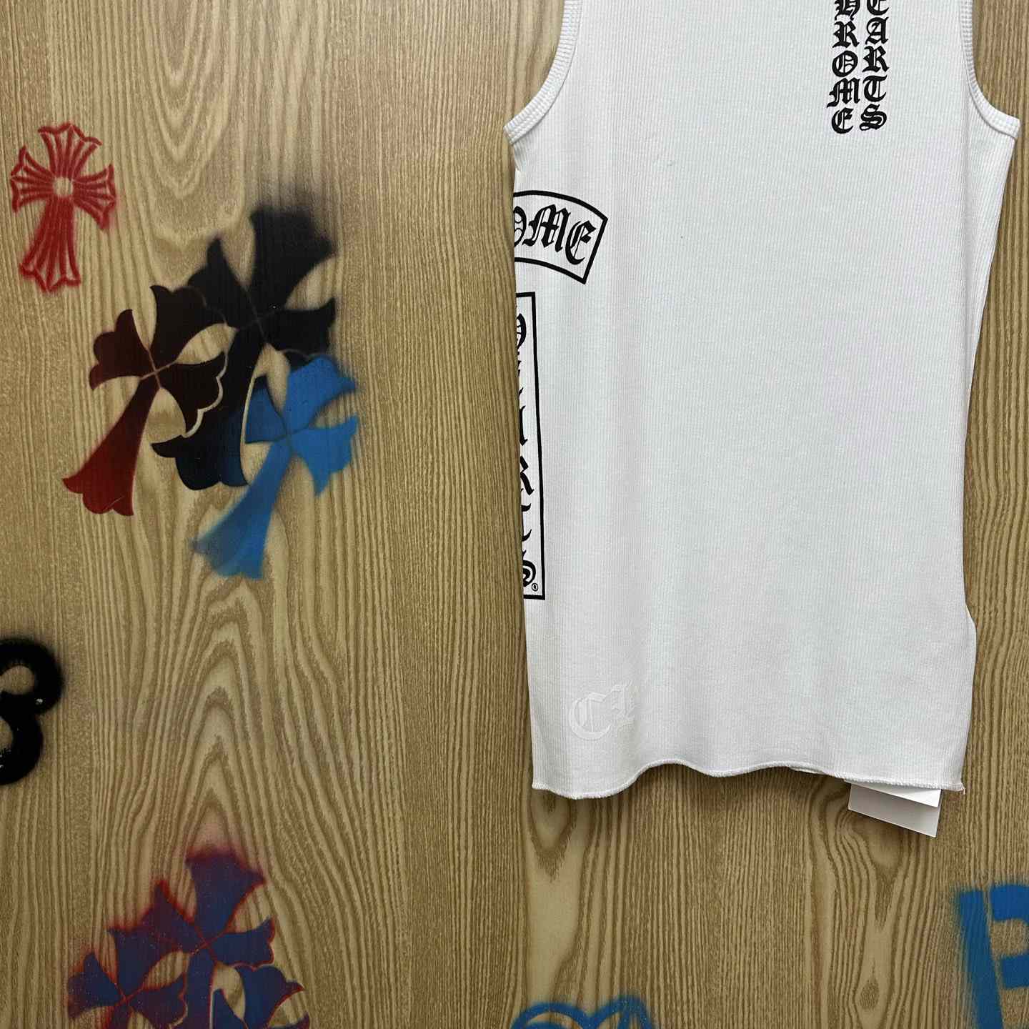 Chrome Hearts Ribbed Tank Top - DesignerGu
