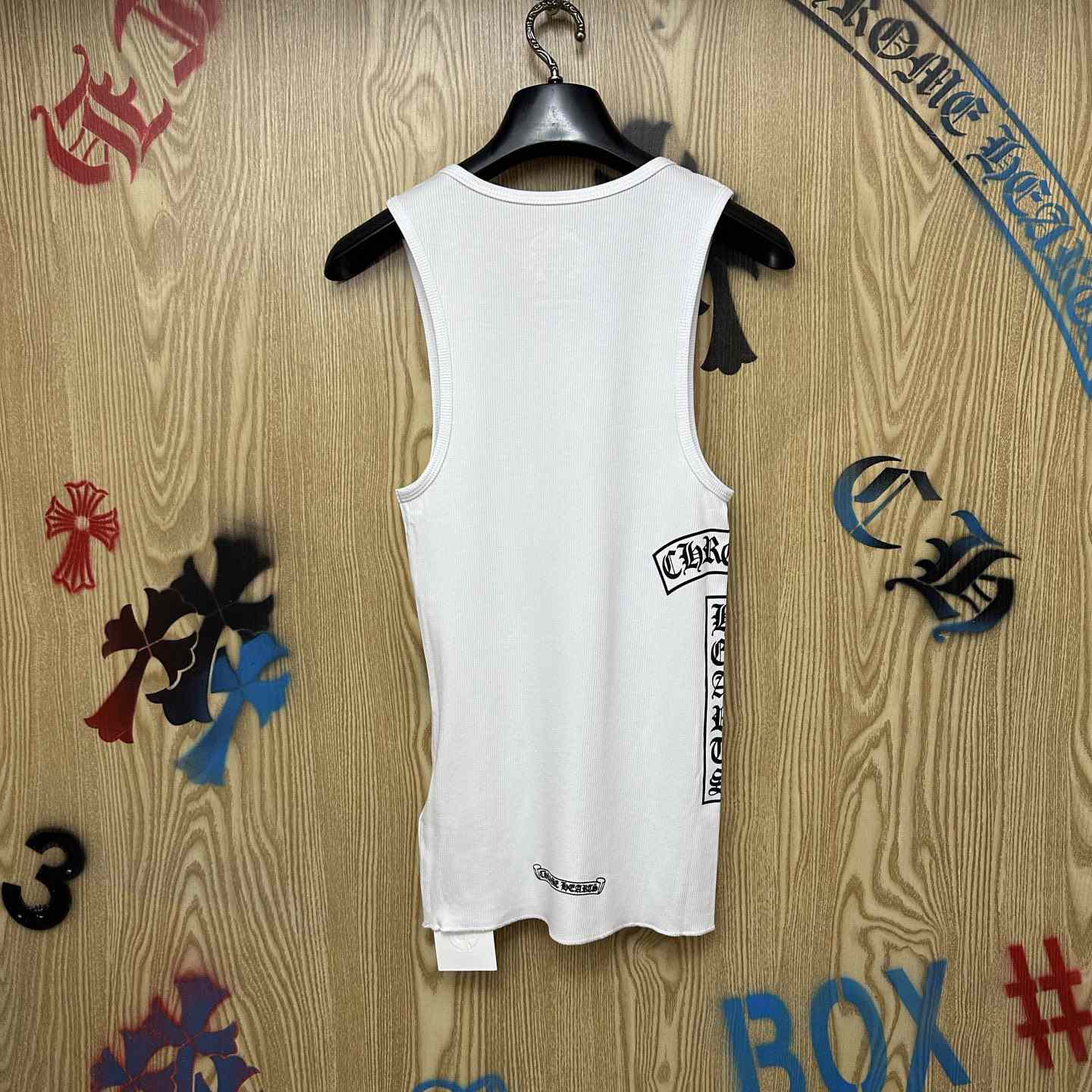 Chrome Hearts Ribbed Tank Top - DesignerGu