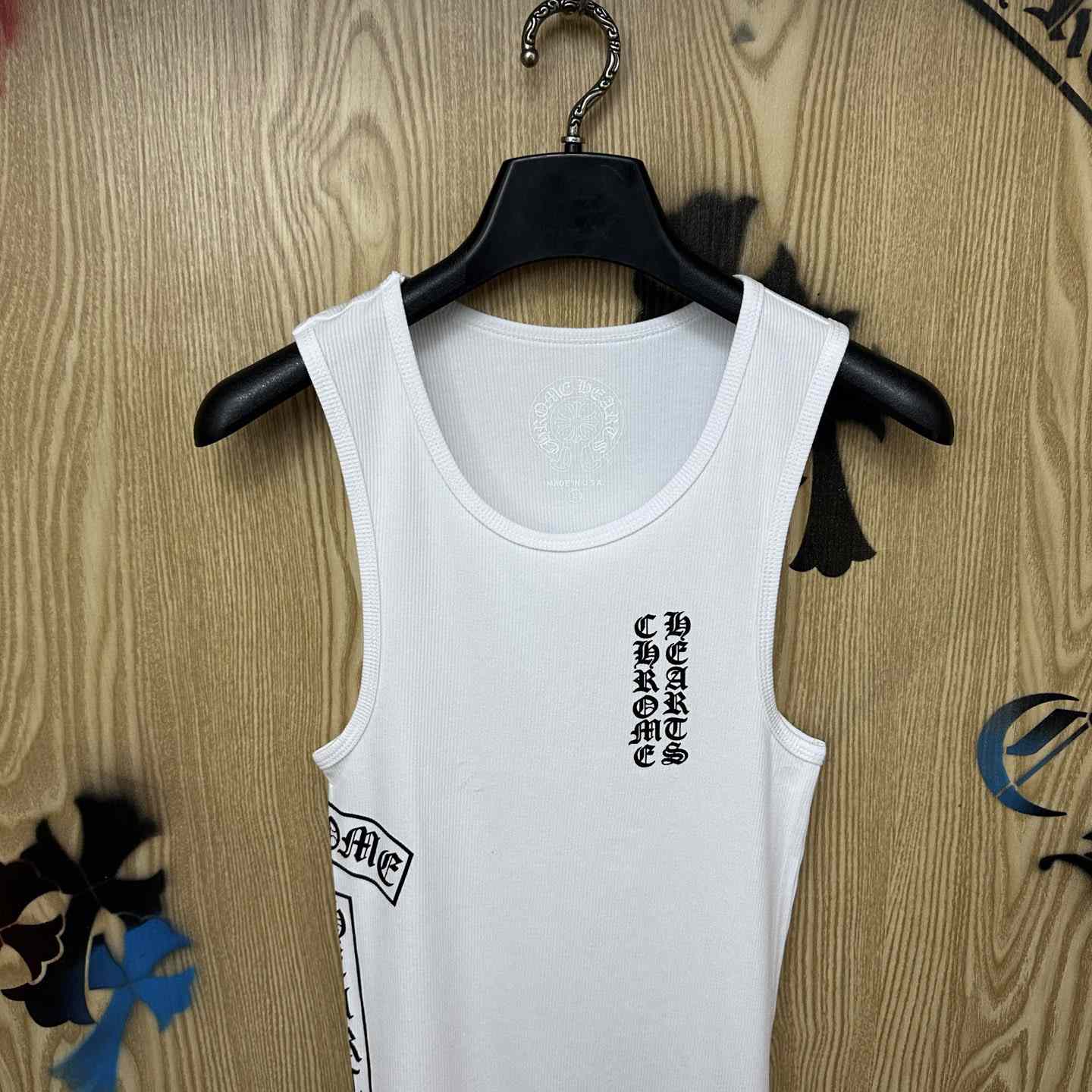 Chrome Hearts Ribbed Tank Top - DesignerGu