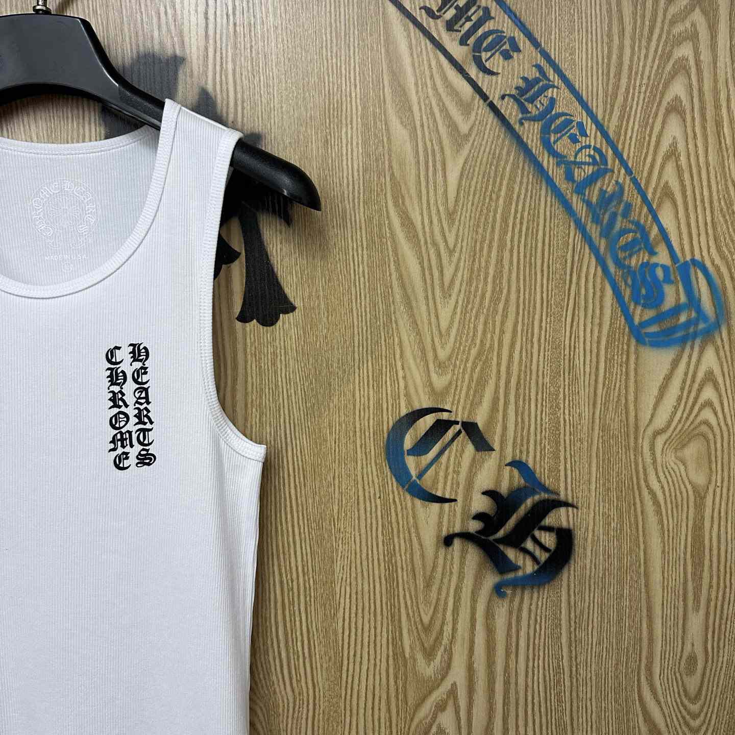 Chrome Hearts Ribbed Tank Top - DesignerGu