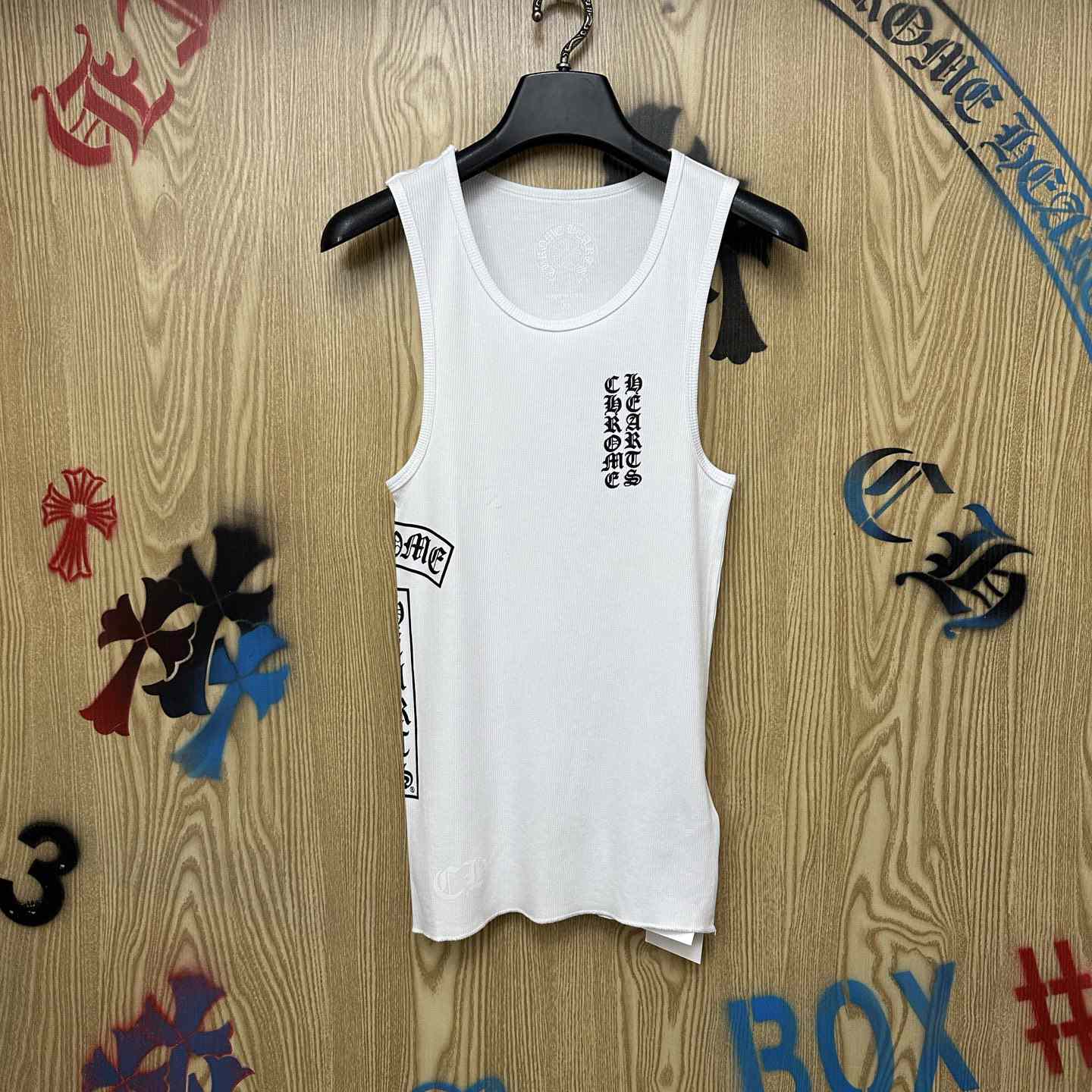 Chrome Hearts Ribbed Tank Top - DesignerGu