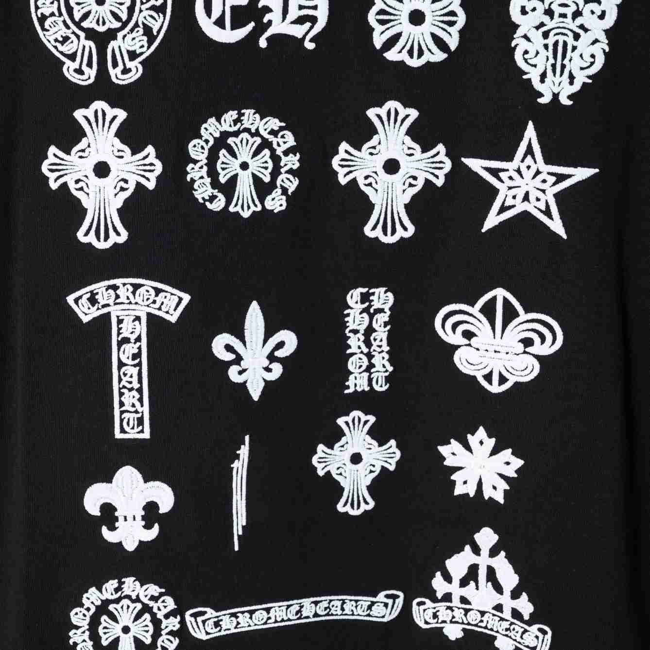 Chrome Hearts  Multi Logo T-Shirt 'Black' - DesignerGu