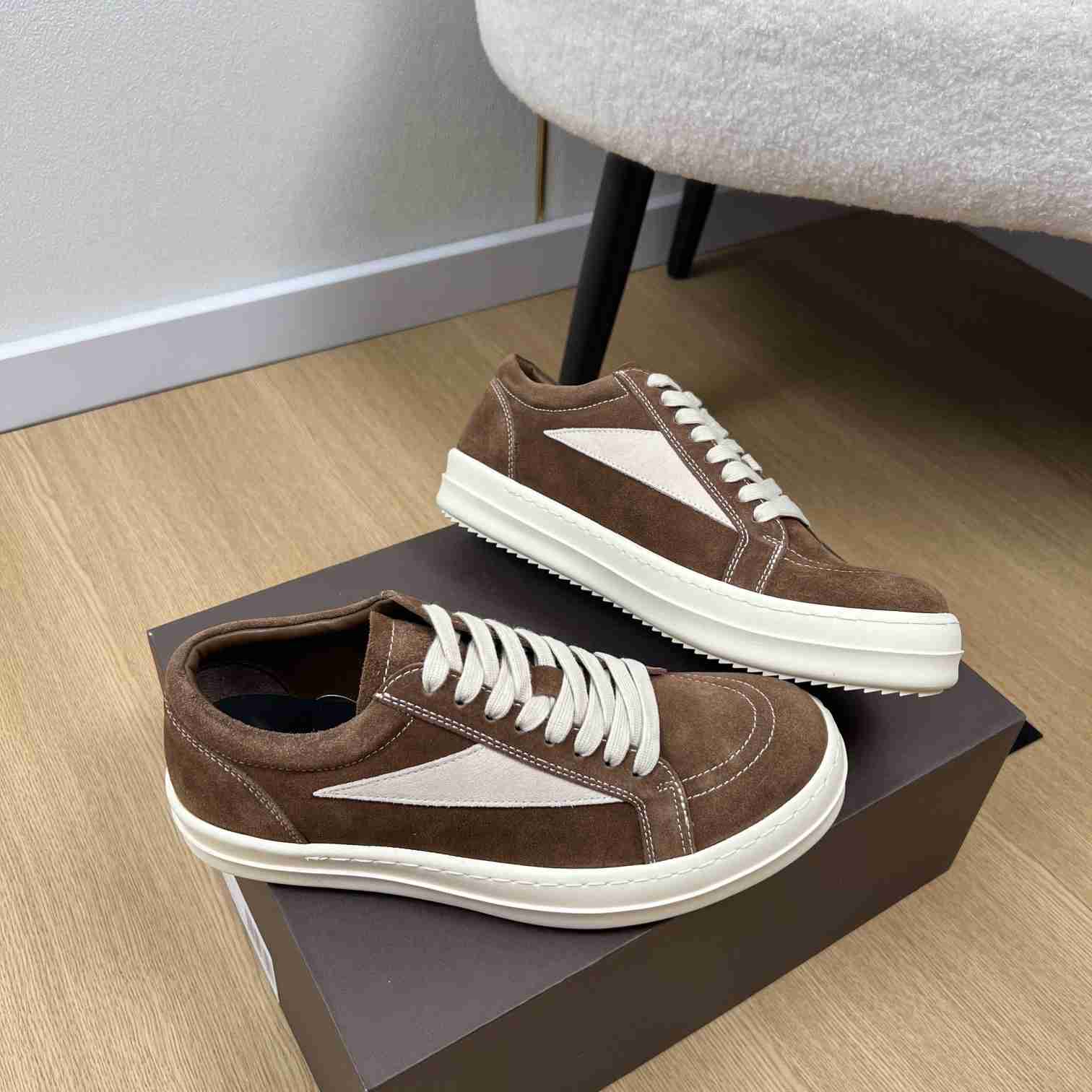Rick Owens  Luxor Vintage Low 'Dust Milk' - DesignerGu