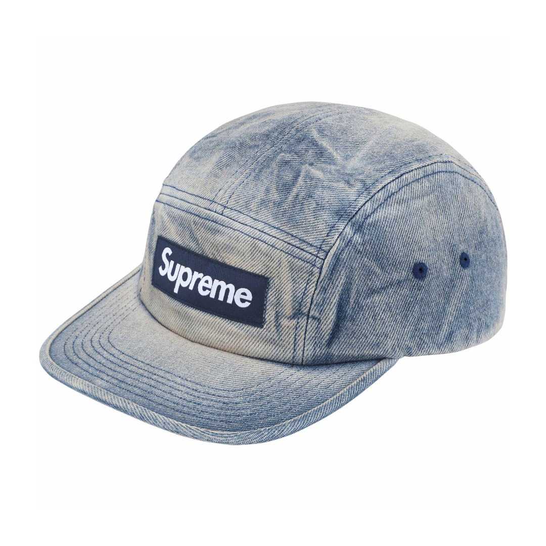 Supreme Washed Chino Twill Camp Cap 'Denim' - DesignerGu