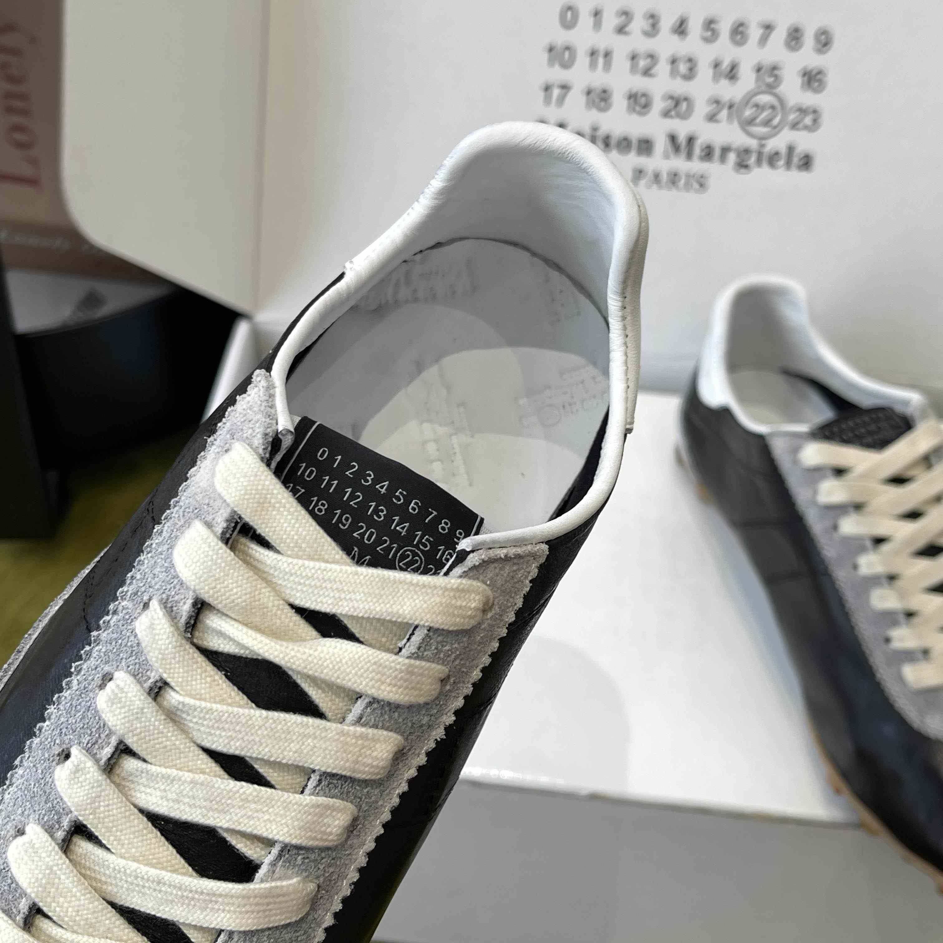Maison Margiela Black Sprinters Sneakers - DesignerGu