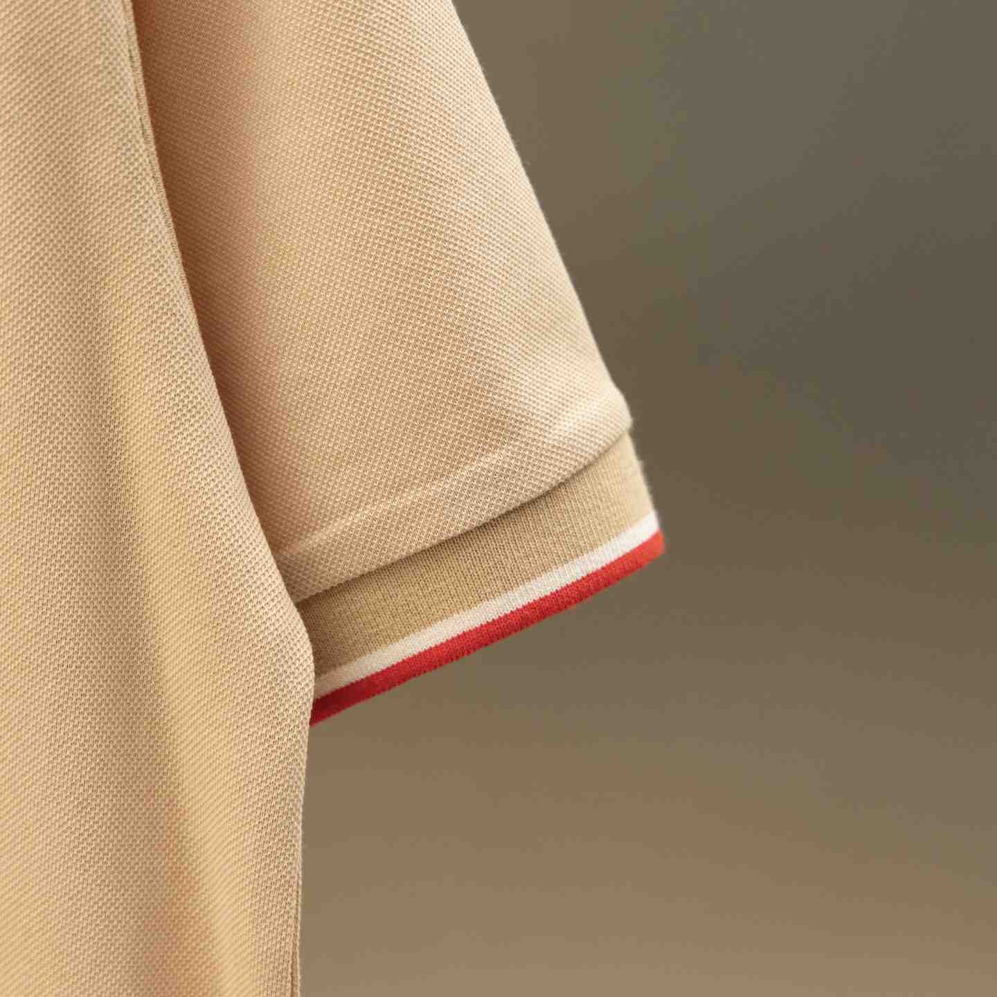 Burberry Logo Collar Cotton Polo Shirt - DesignerGu