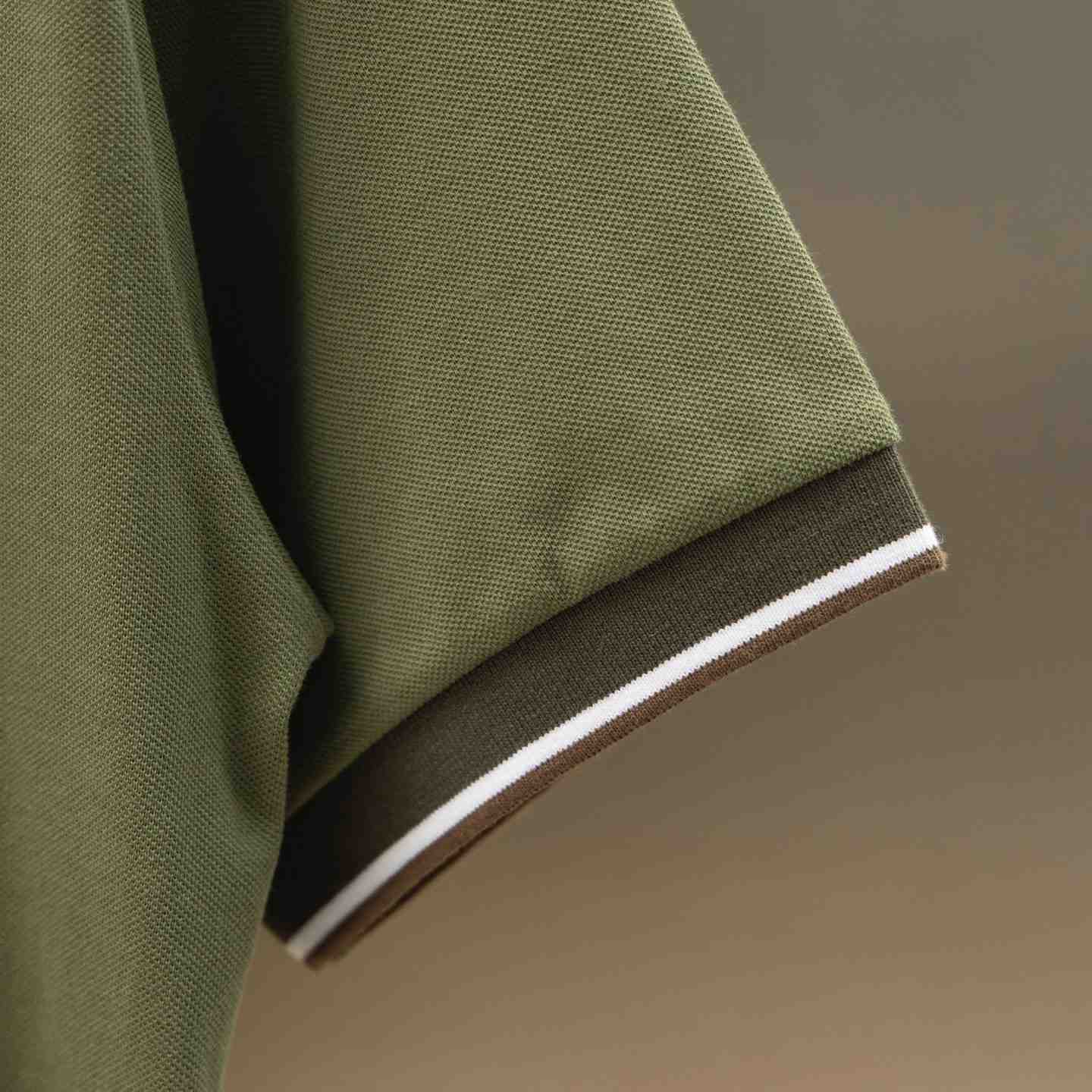 Burberry Logo Collar Cotton Polo Shirt - DesignerGu