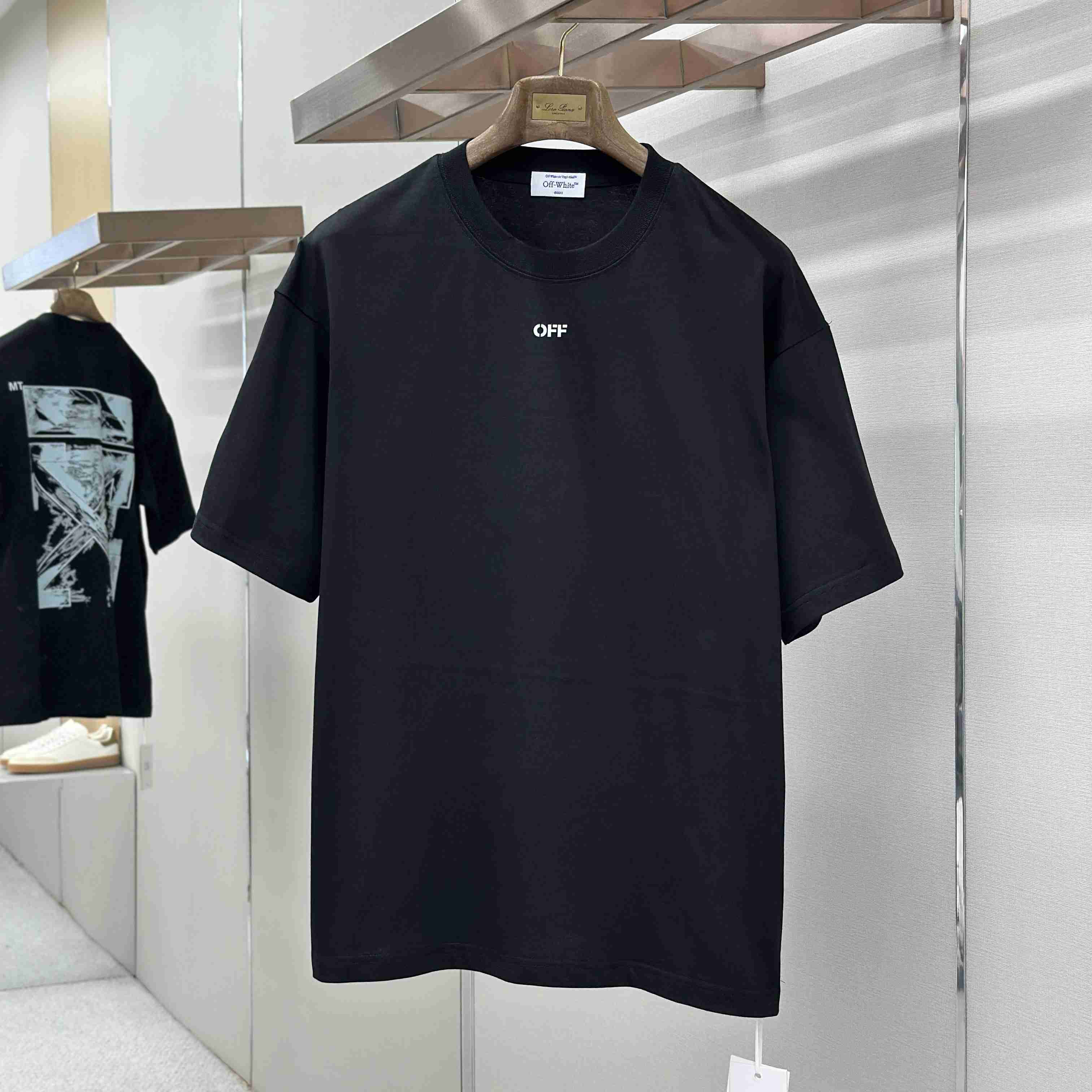 Off-White Art Print Twill T-Shirt - DesignerGu